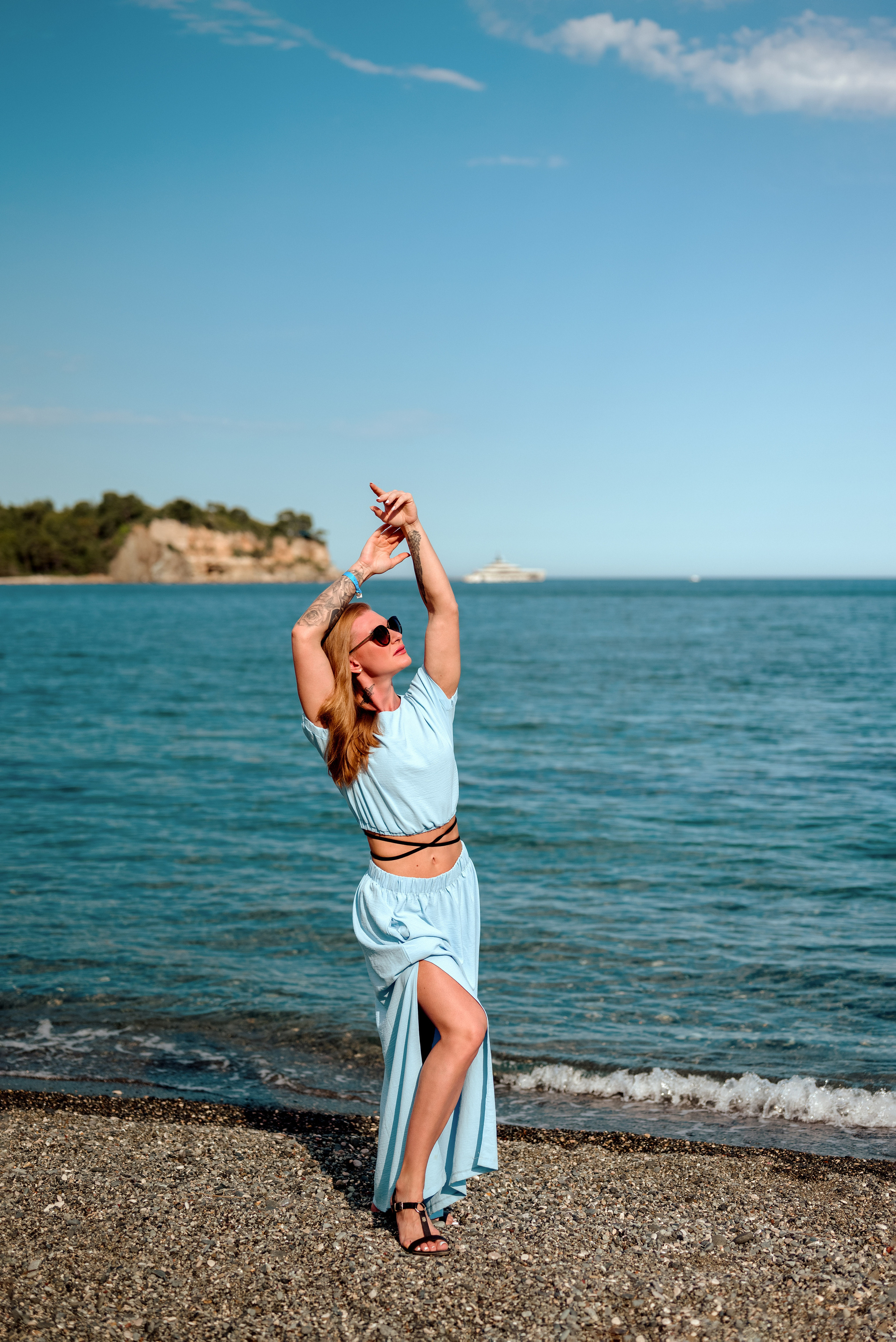 Фотосессия на песчаном пляже в Кемере. Фотограф в Анталии, Кемере, Турции