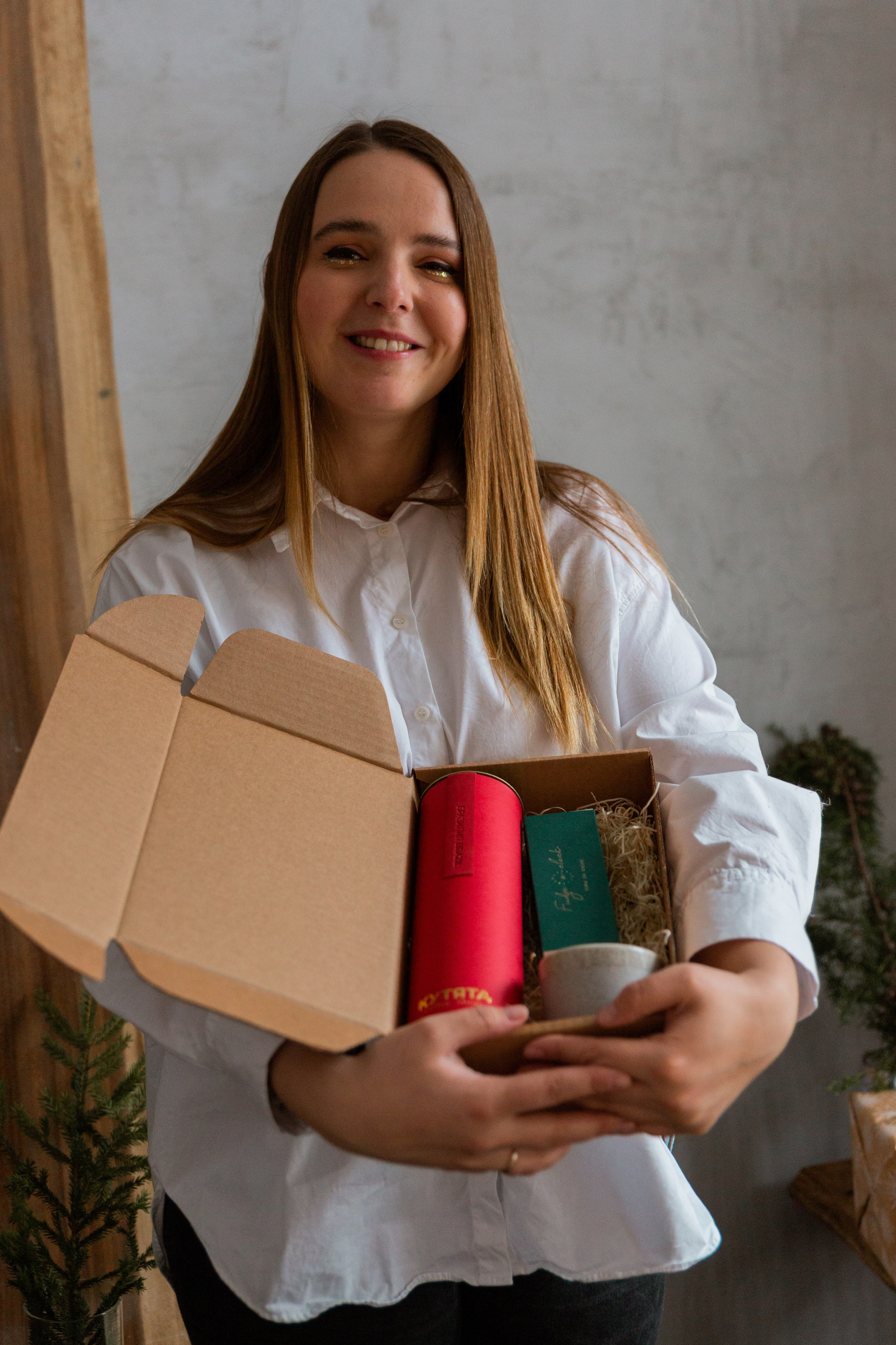 Kootyata coffee shop. Christmas menu. Photographer Vladmir Gladkov