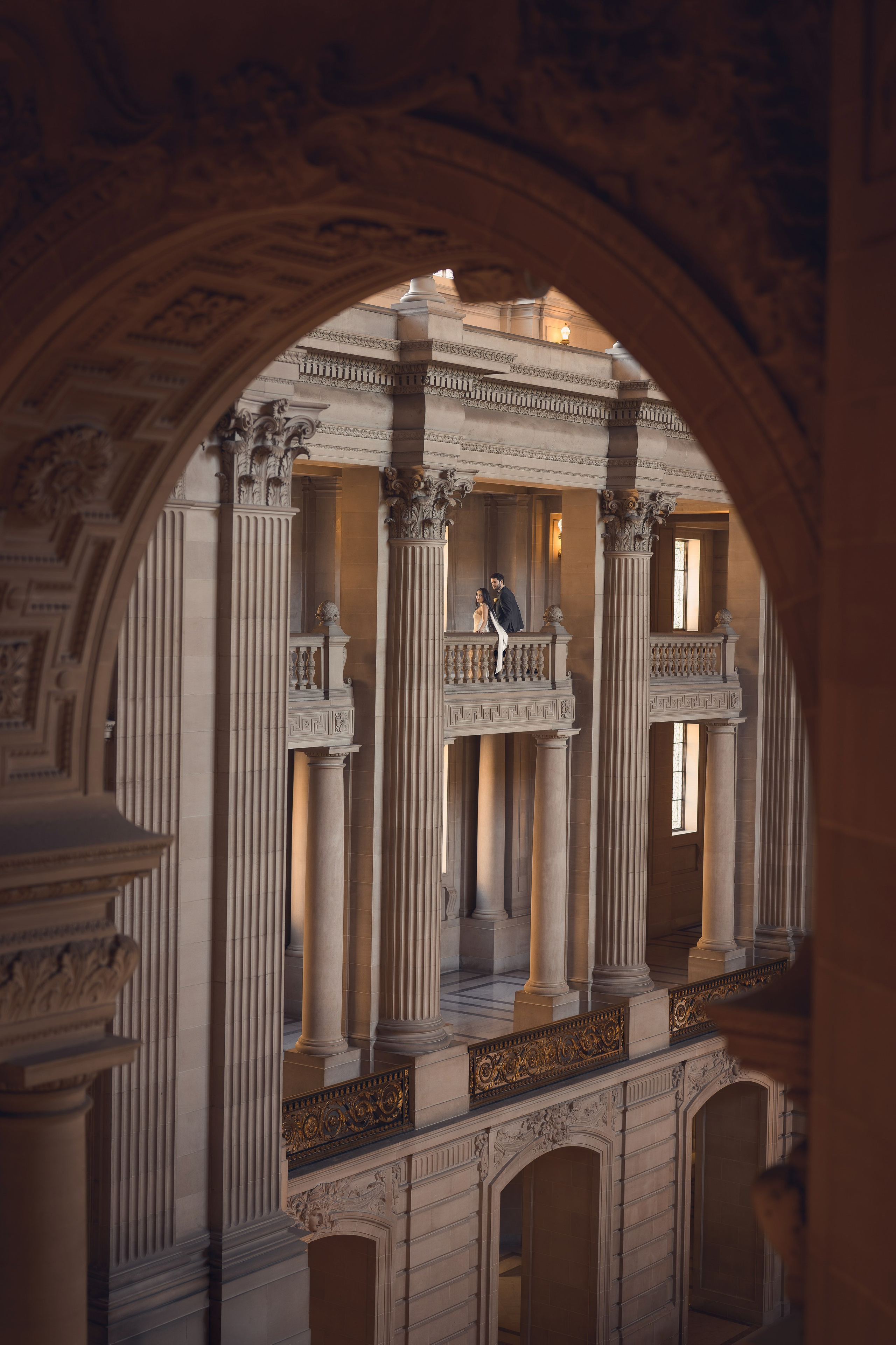 SF City Hall. Wedding & Elopement Photographers in California