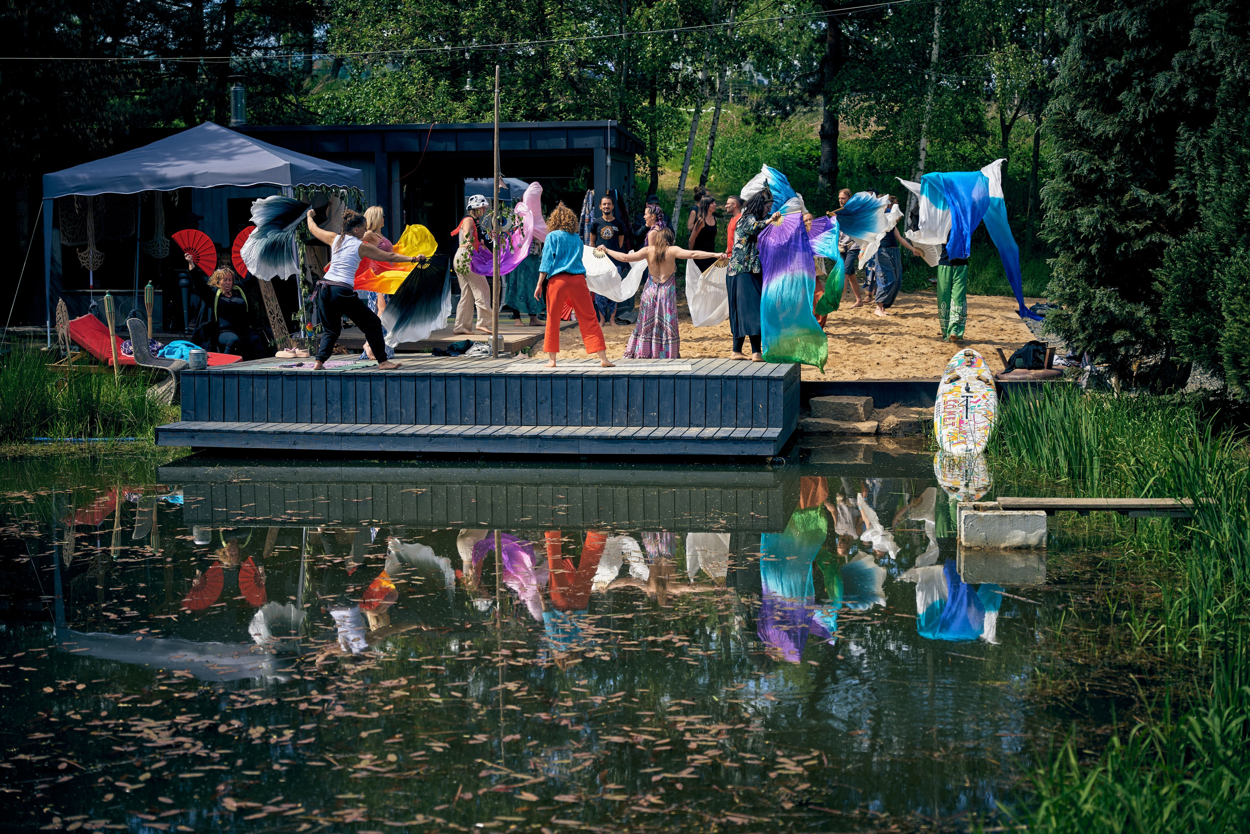 „Wachlarze na Plaży” - warsztat Nadii Szypiłow na Mikrofestiwalu „2uRodziny Turkusowej Wyspy”. Andriej Szypilow — Photography & Videography