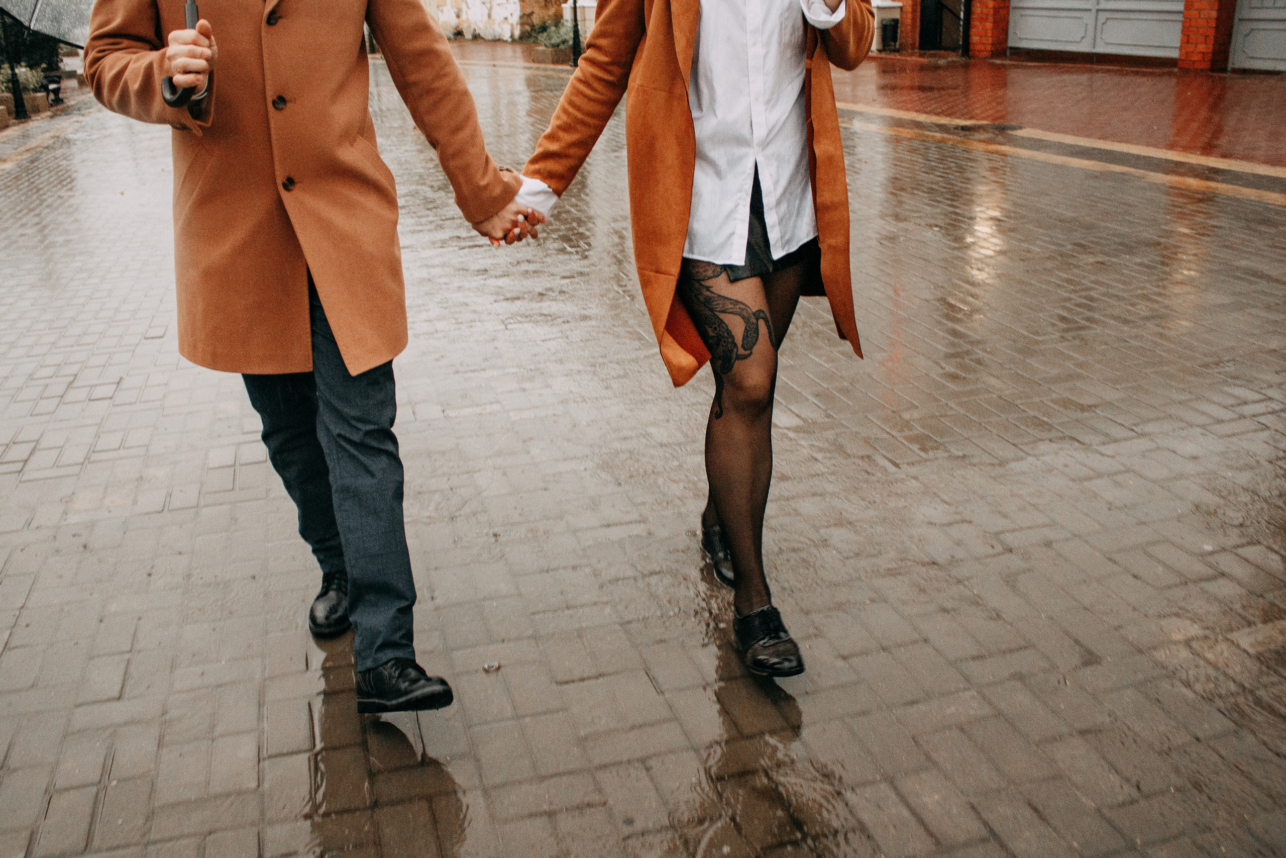 Под дождем. Свадебный и портретный фотограф в Белграде Екатерина Македонская