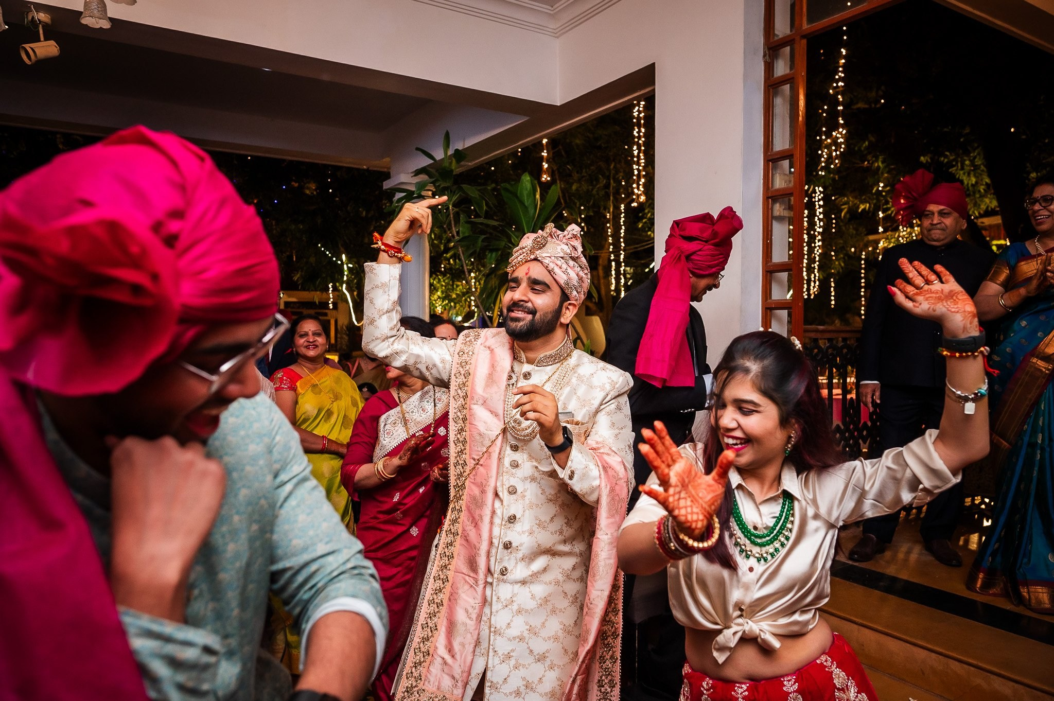 Telugu + Punjabi Fusion Wedding at Le Roma Gardenia resort, Bangalore, India