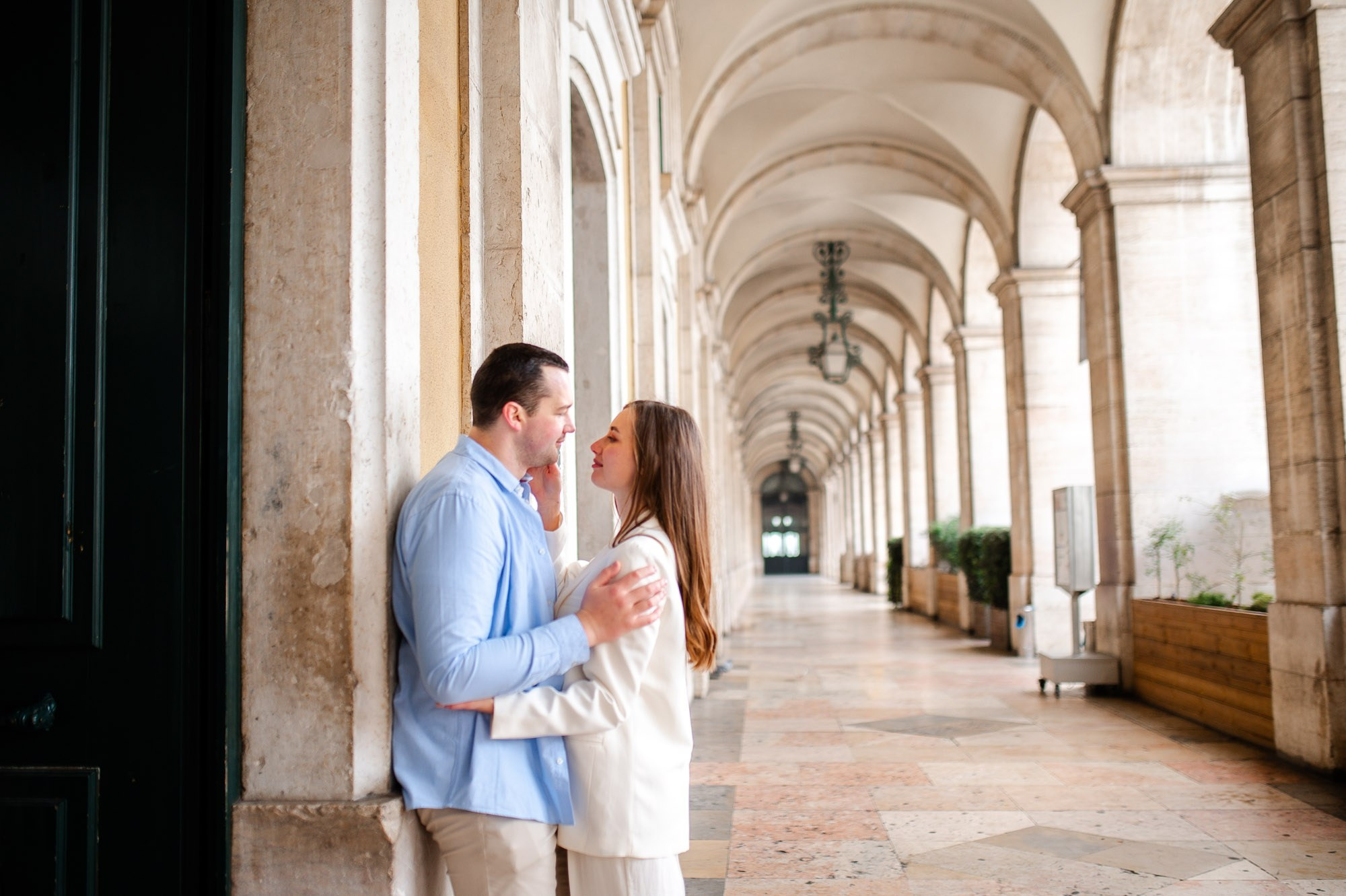 Alfama and Praça do Comércio are two iconic locations for photo shoots in Lisbon