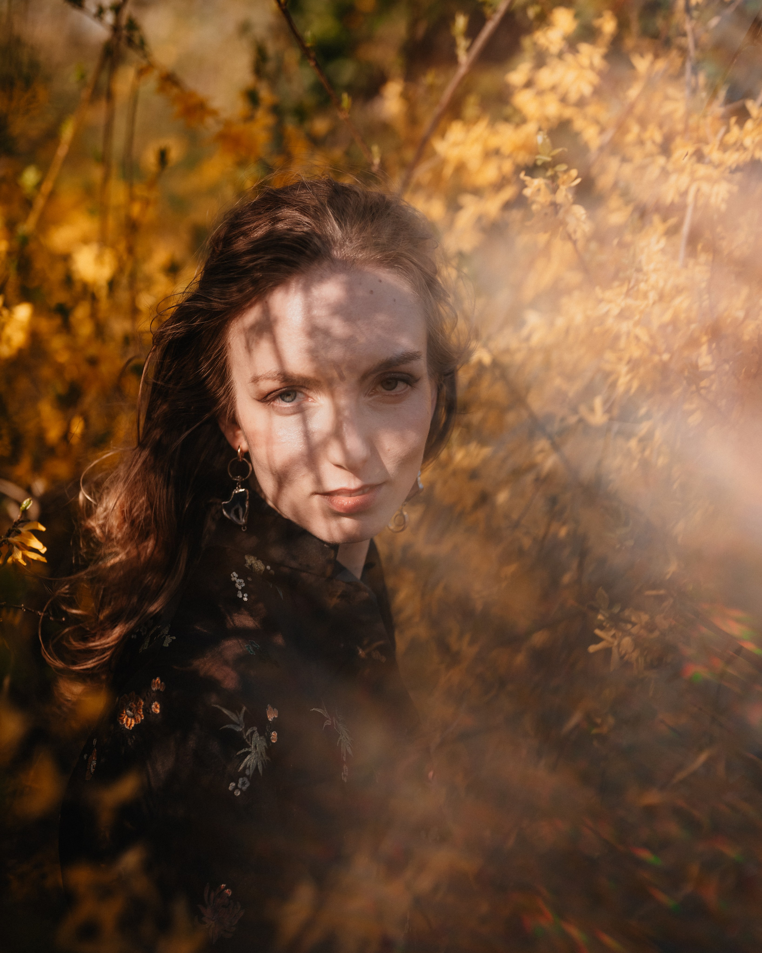 Spring Photoshoot in Yellow Flowers. Moth & Moss Photography
