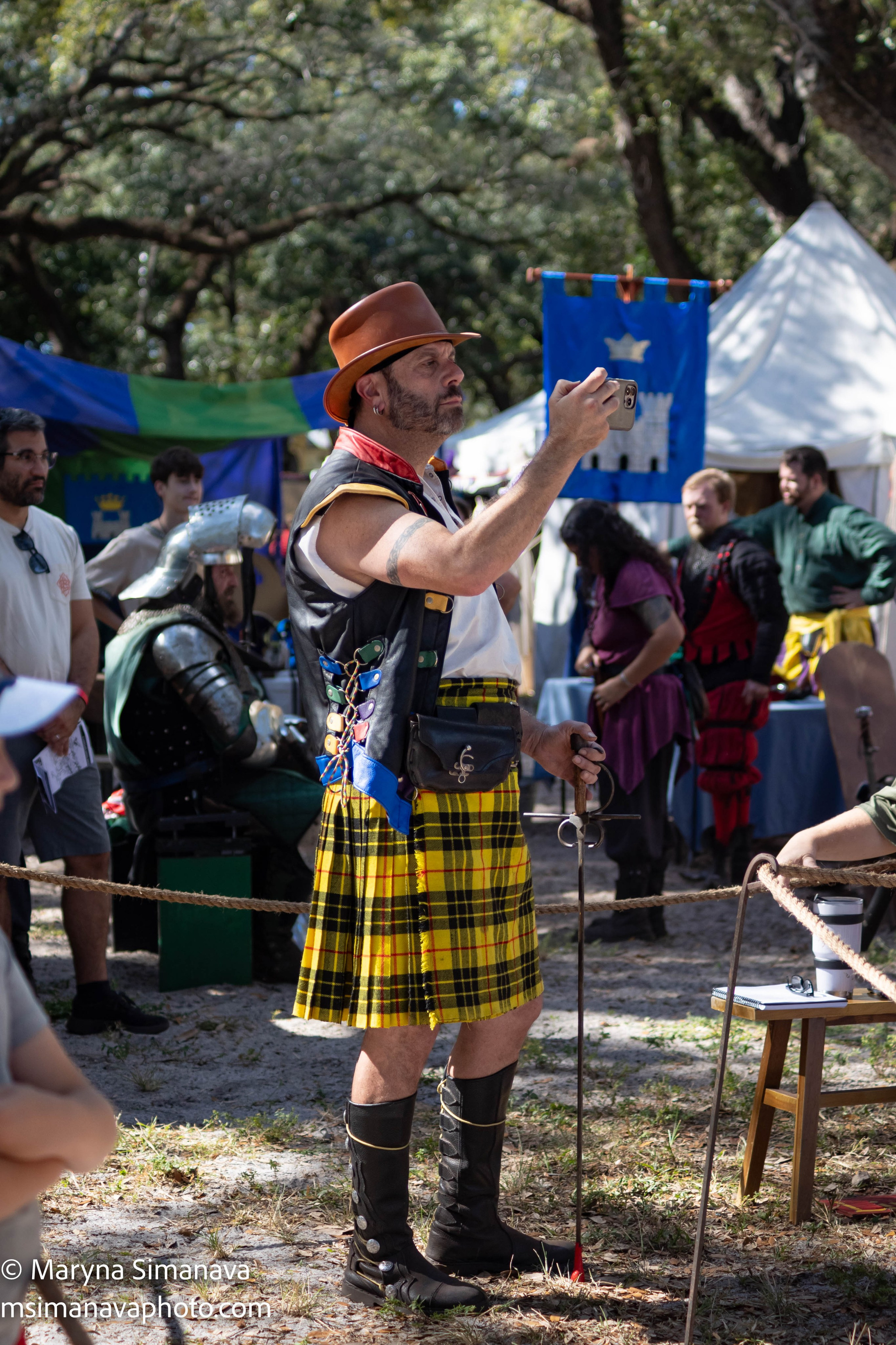 Camelot Days 2025: Medieval Festival in Hollywood, Florida. Portrait and graduation photographer Marina Simanava