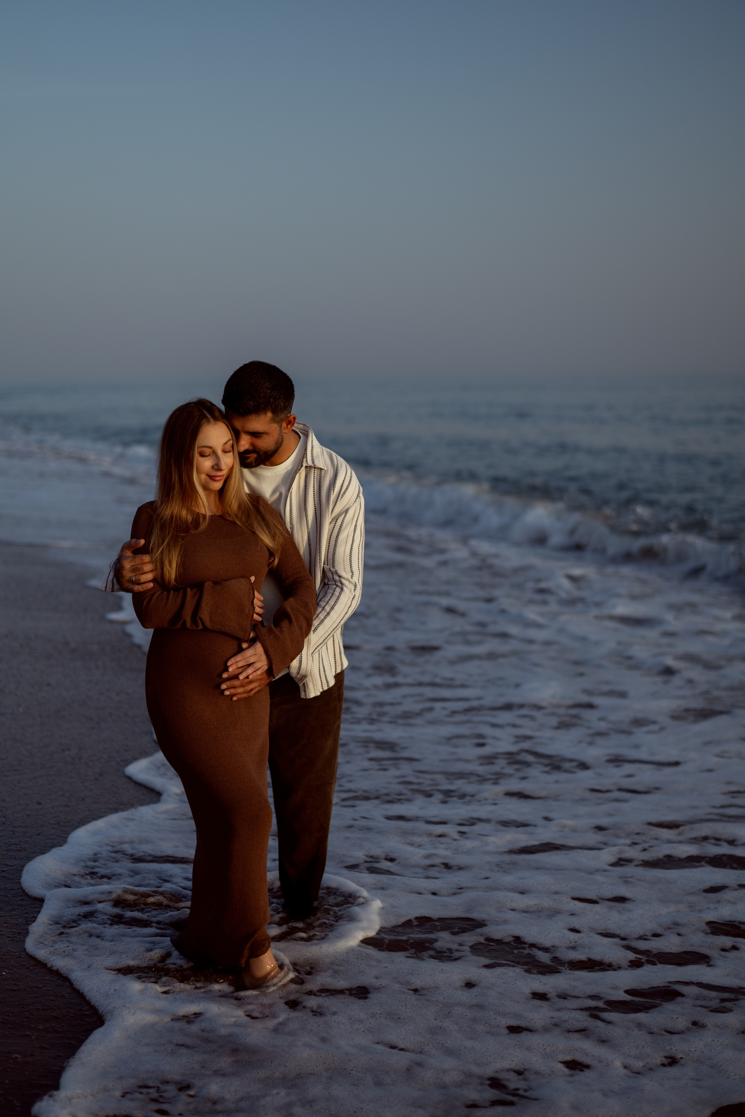 Фотосессия беременности на пляже в Анталии