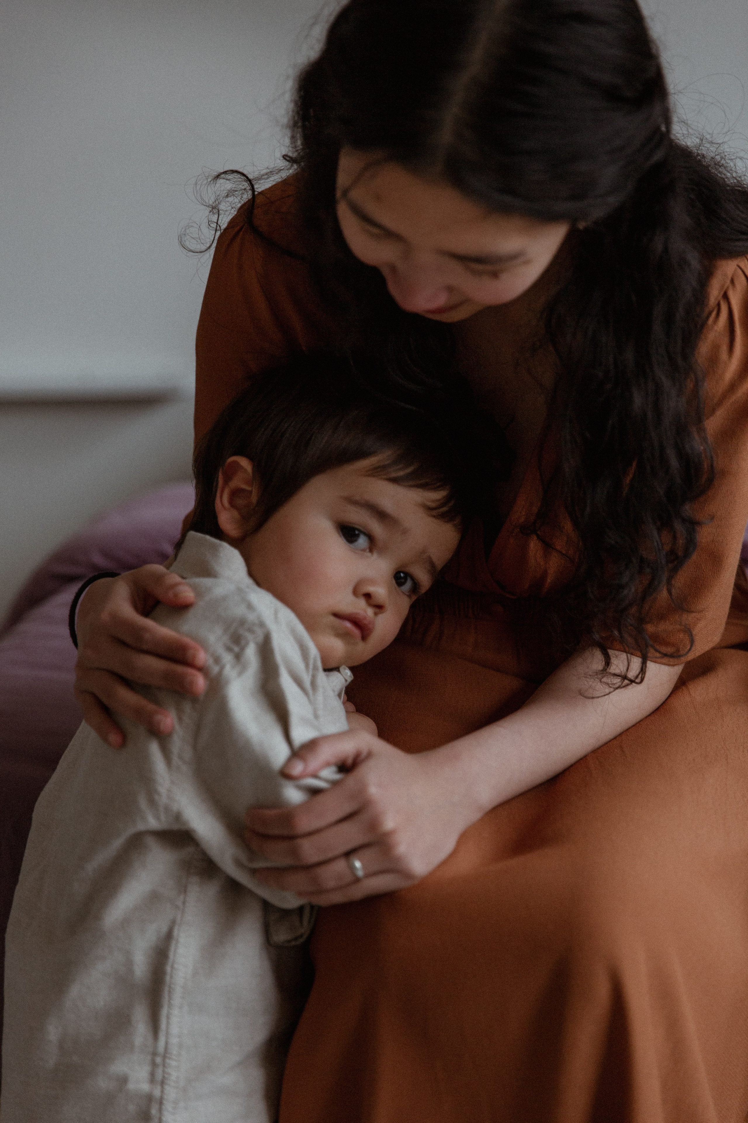 Family photosession at home. True self