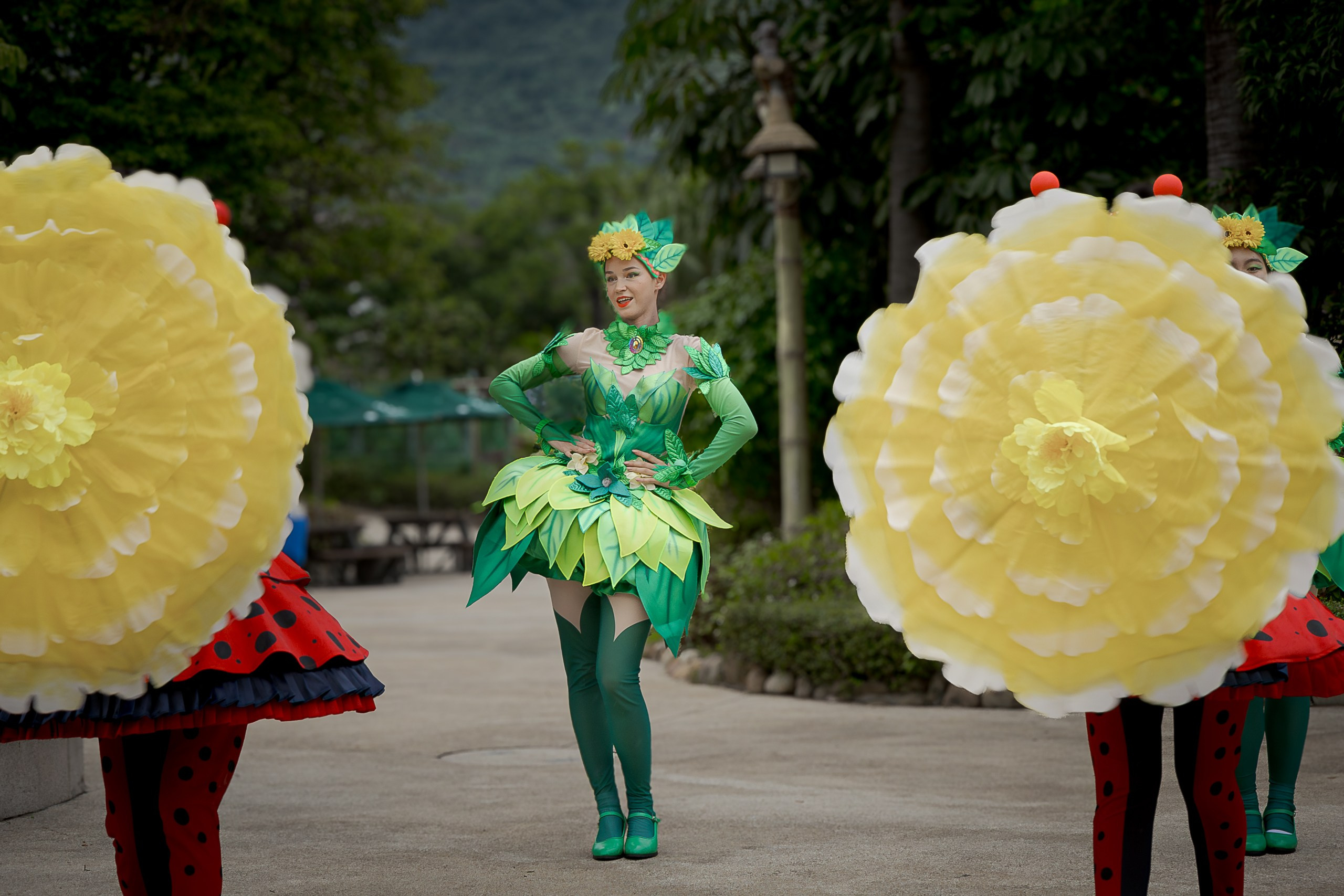 Dance team ocean kingdoom flowers