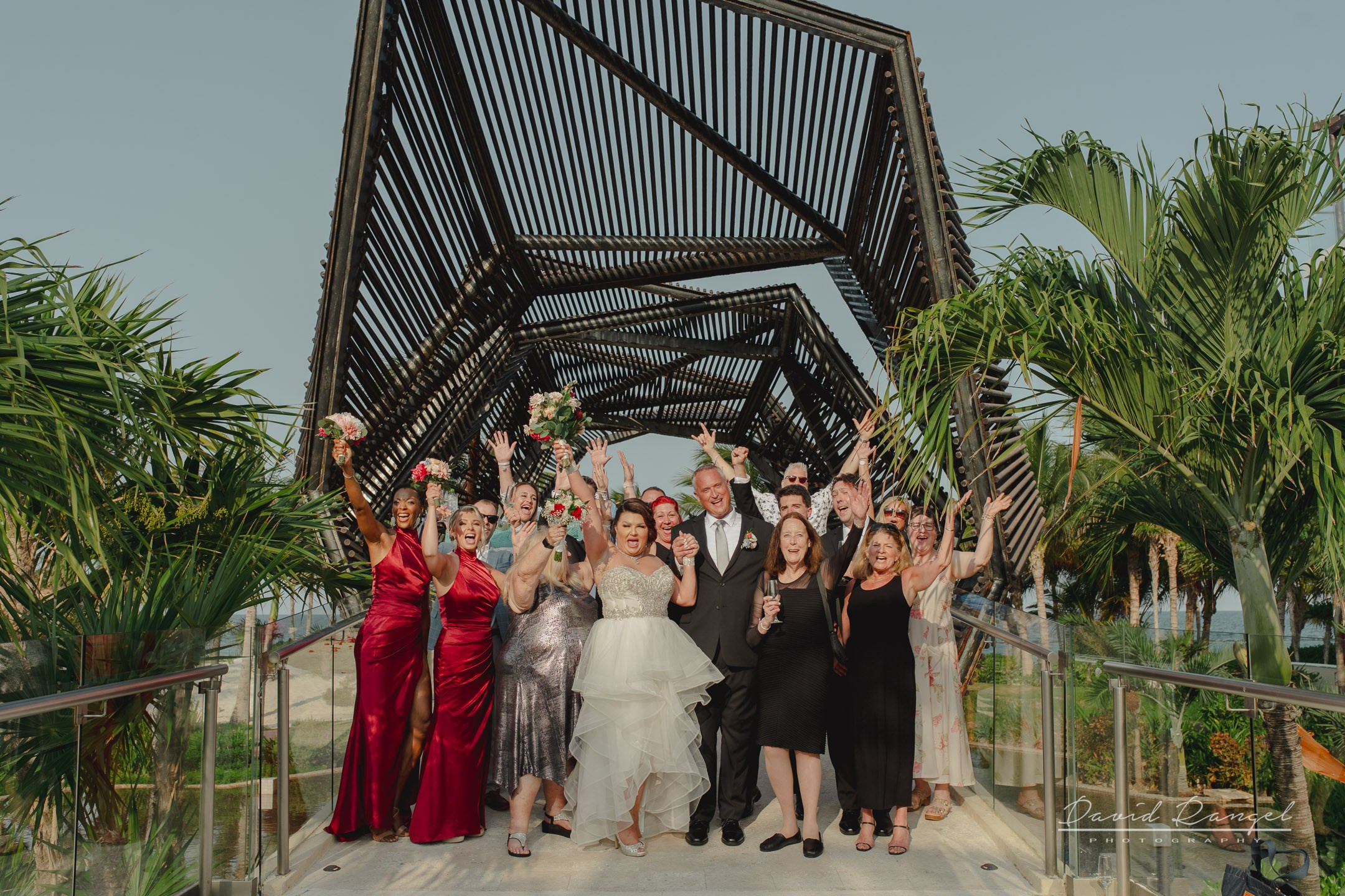 Heather and Benjamin on their destination wedding at Royalton Riviera Cancun. Destination wedding photographer based in Cancun and Riviera Maya with service worldwide