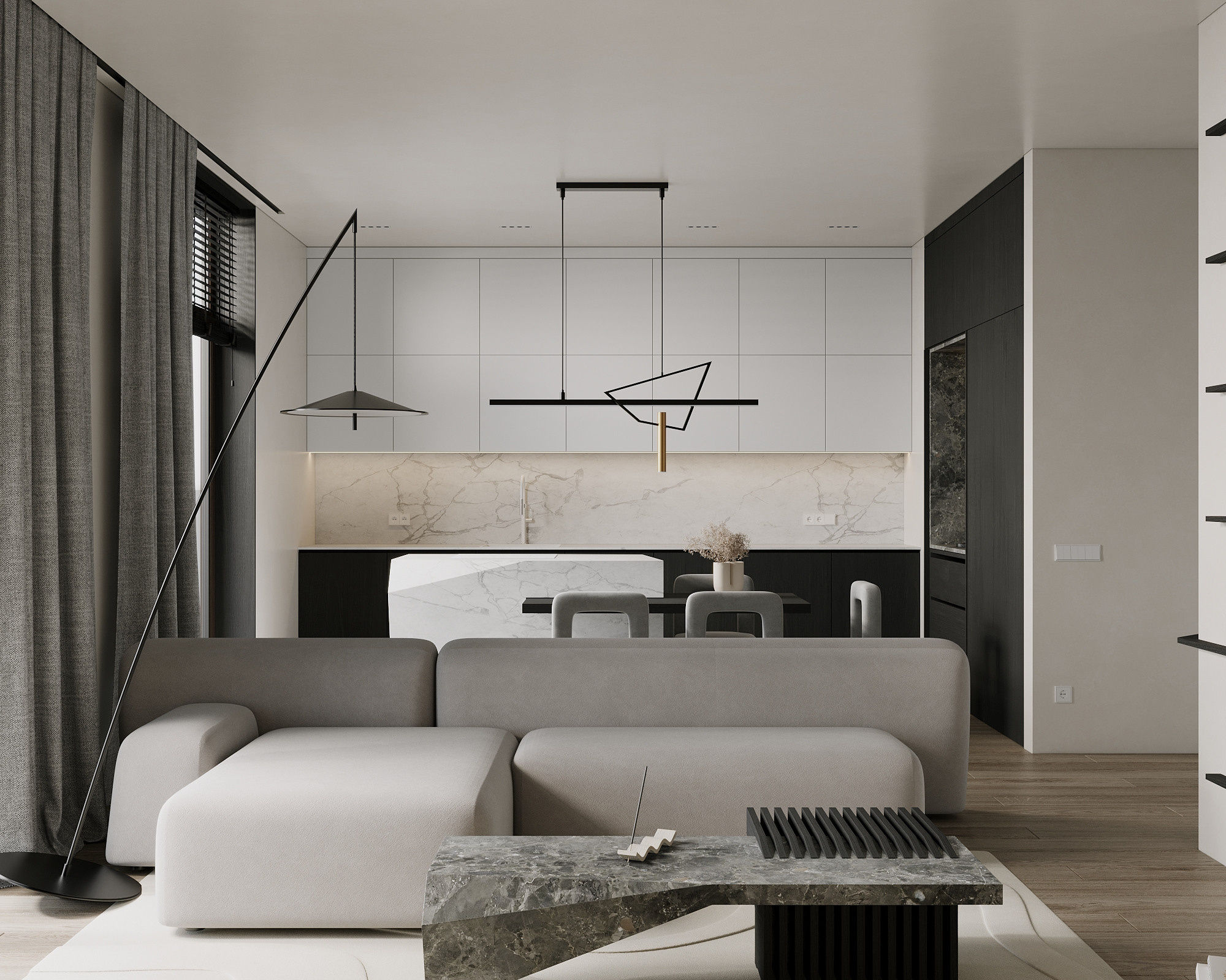 Marble. Simple Archs — high quality visualizations for your interior projects