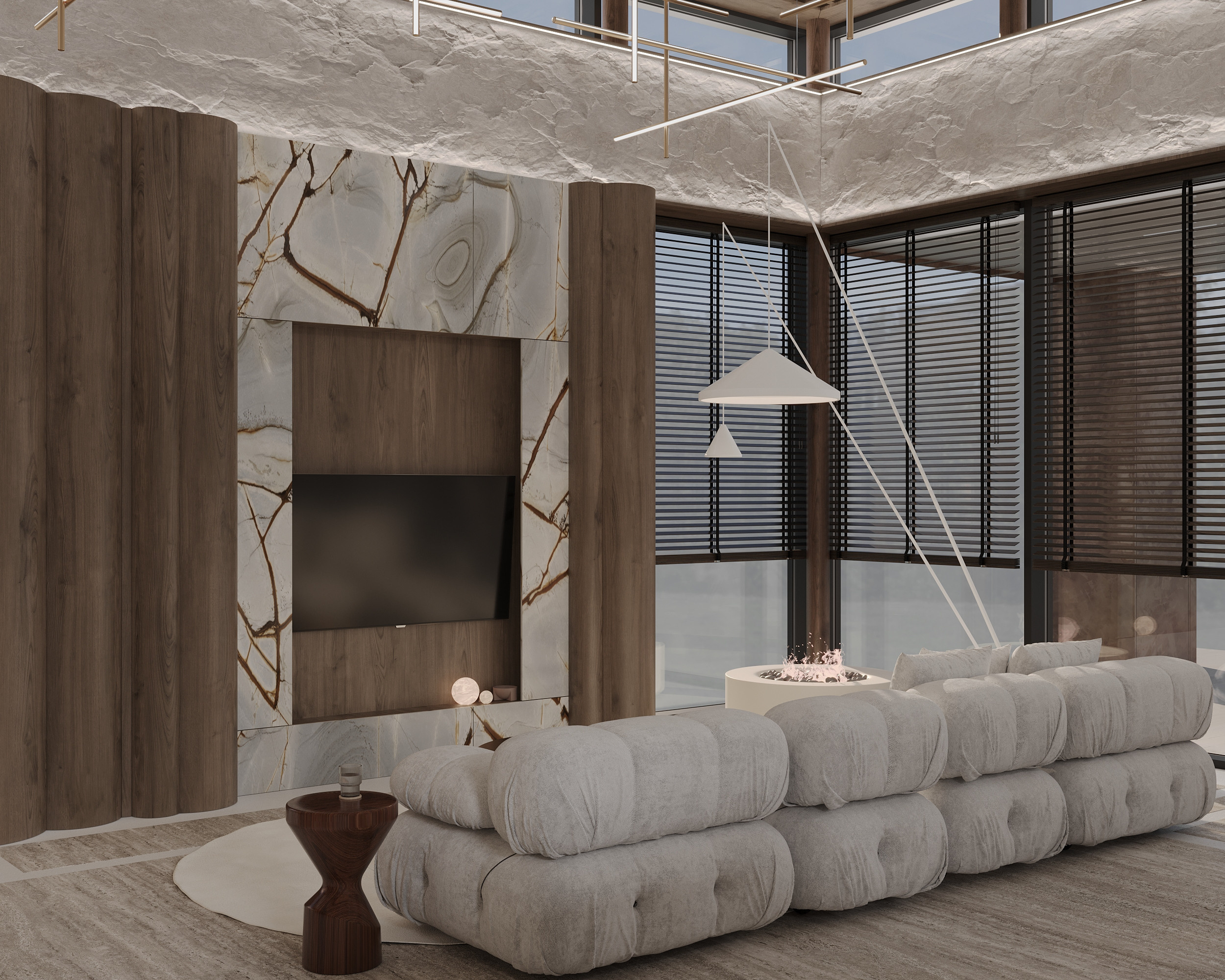 Wooden Oasis. Simple Archs — high quality visualizations for your interior projects