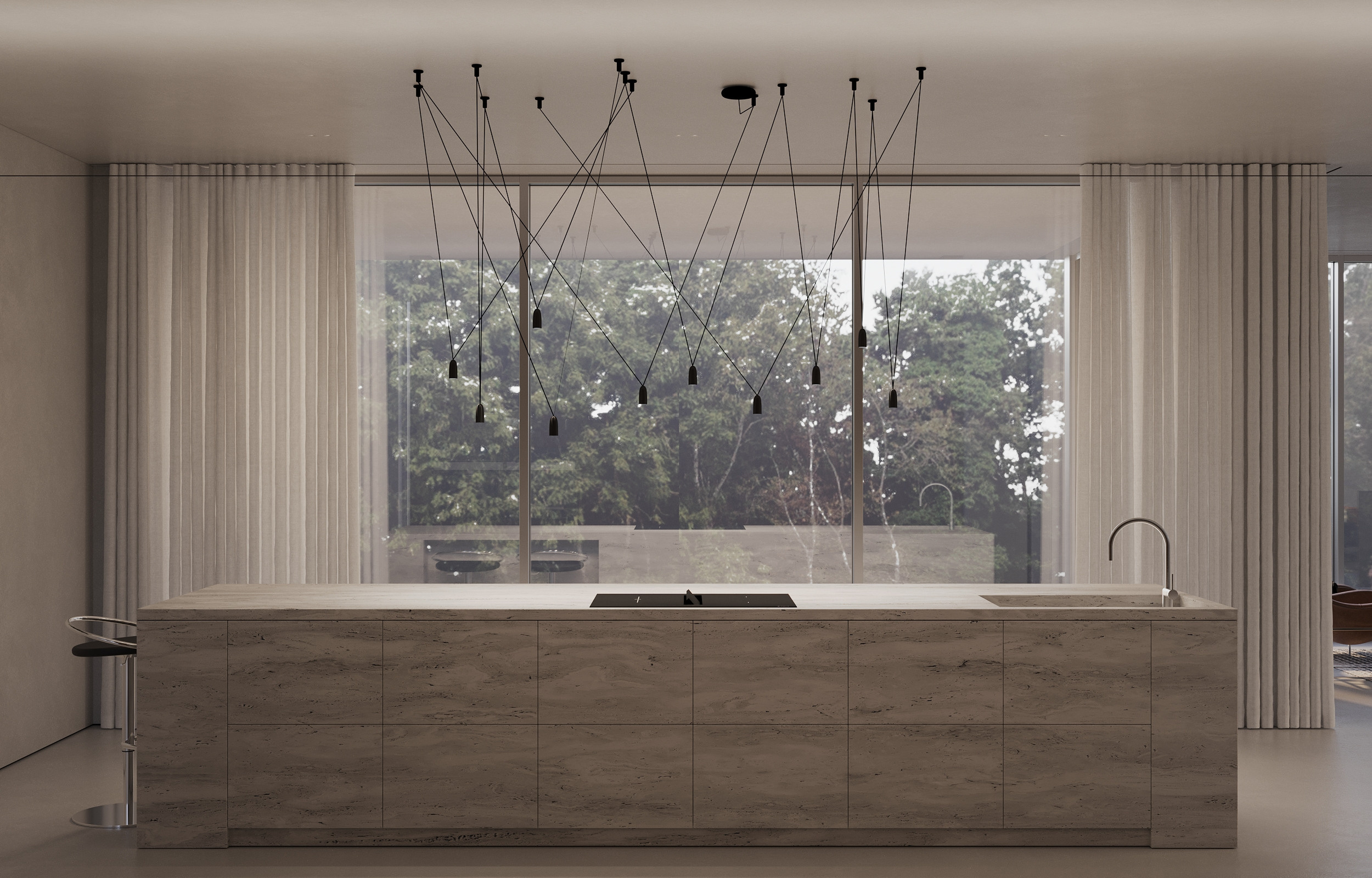 Sun Warmness. Simple Archs — high quality visualizations for your interior projects