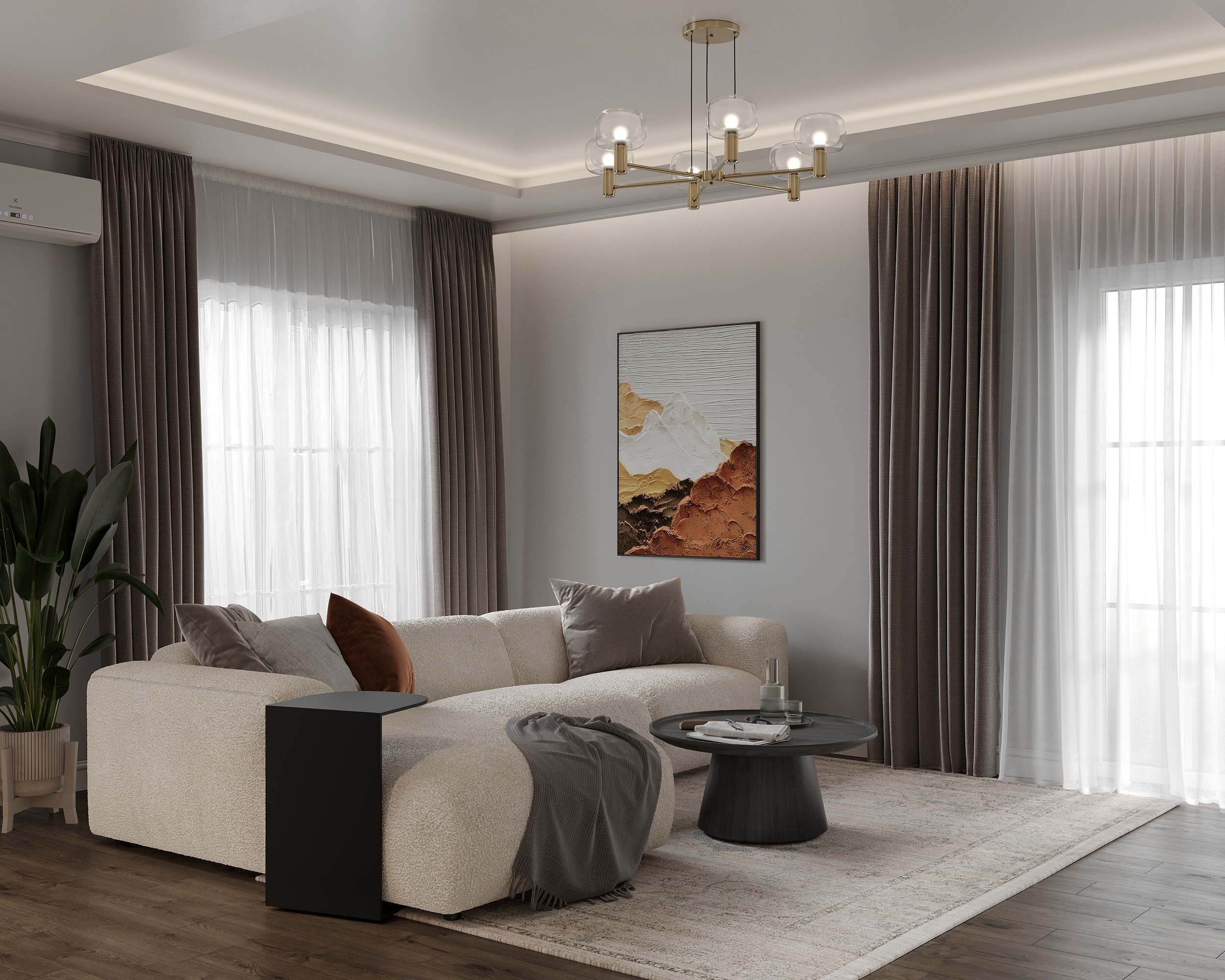 Modern Design + Classic Details. Simple Archs — high quality visualizations for your interior projects