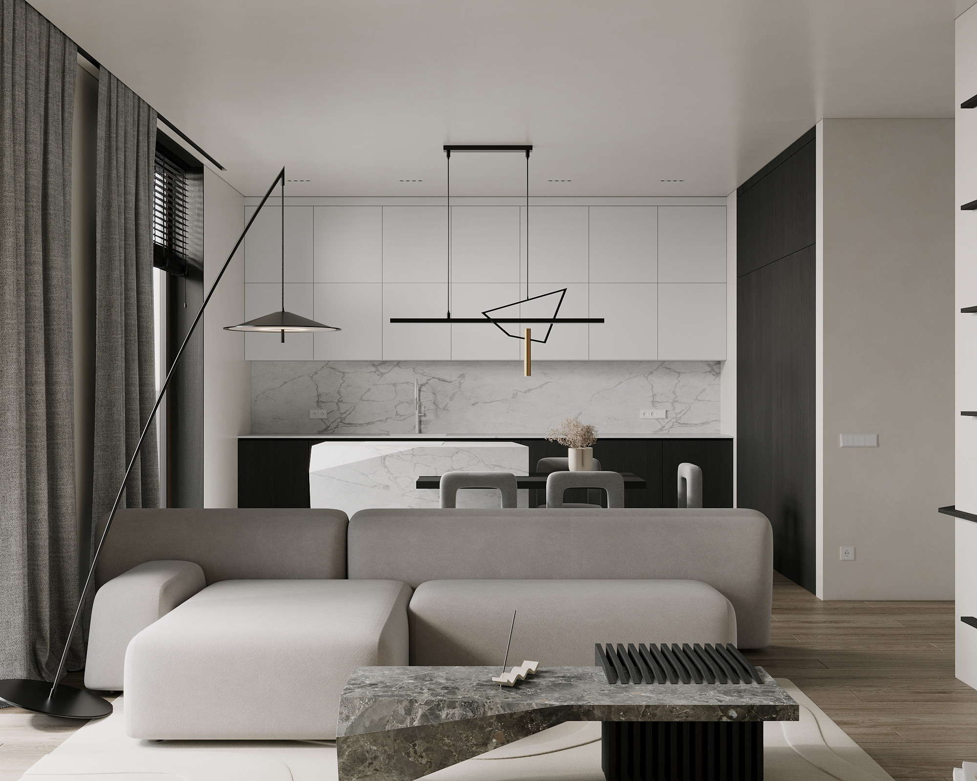 Marble. Simple Archs — high quality visualizations for your interior projects