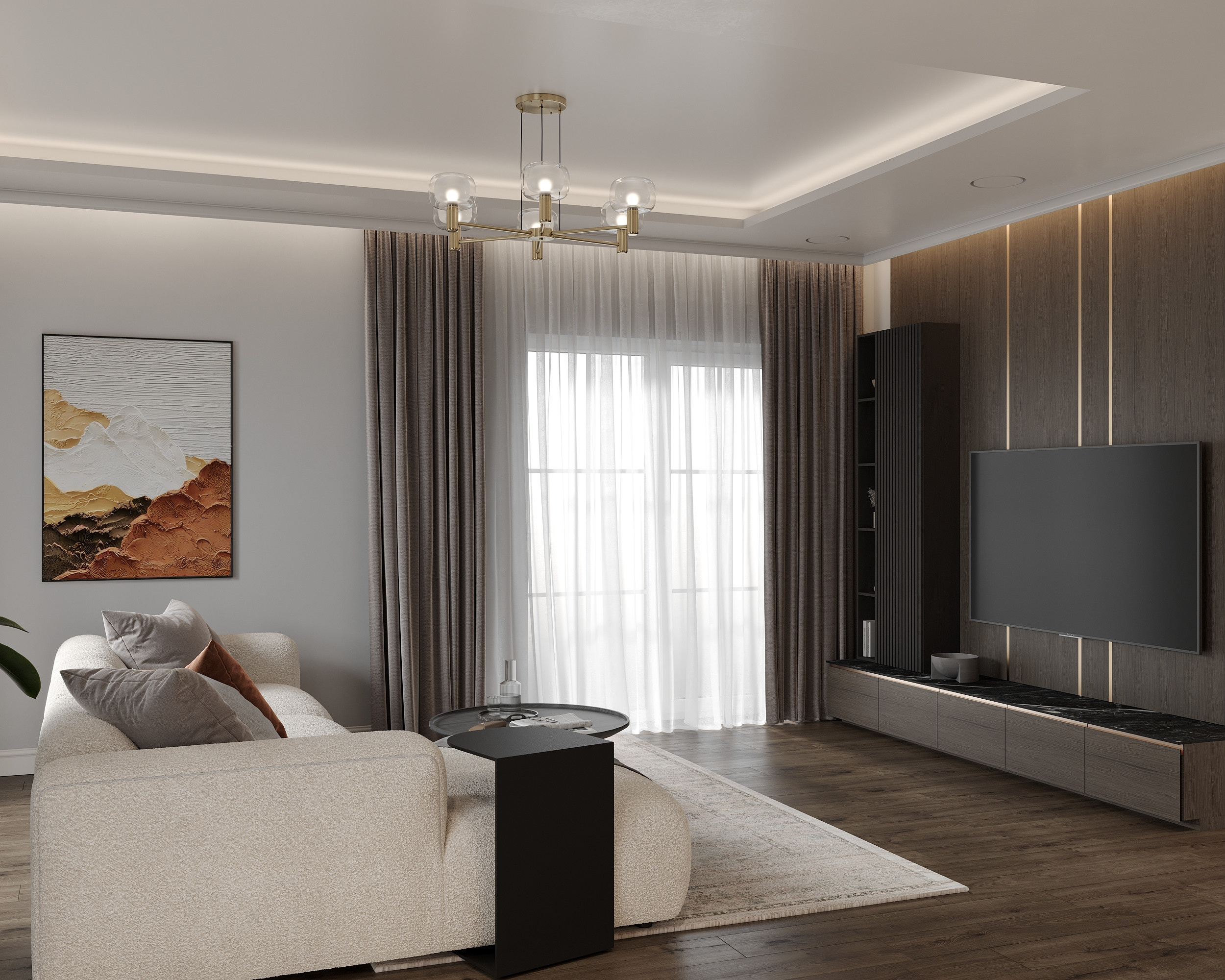 Modern Design + Classic Details. Simple Archs — high quality visualizations for your interior projects