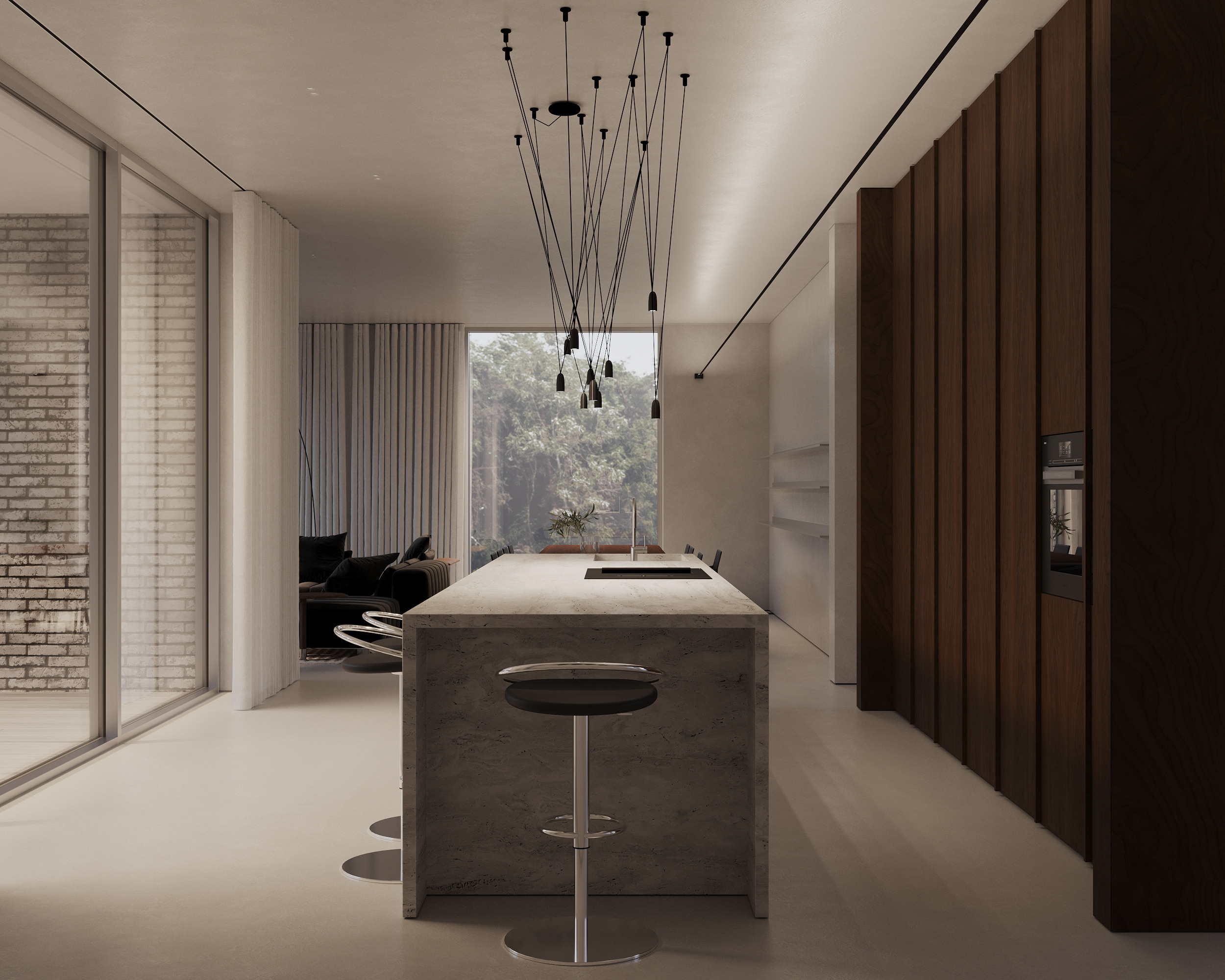 Sun Warmness. Simple Archs — high quality visualizations for your interior projects