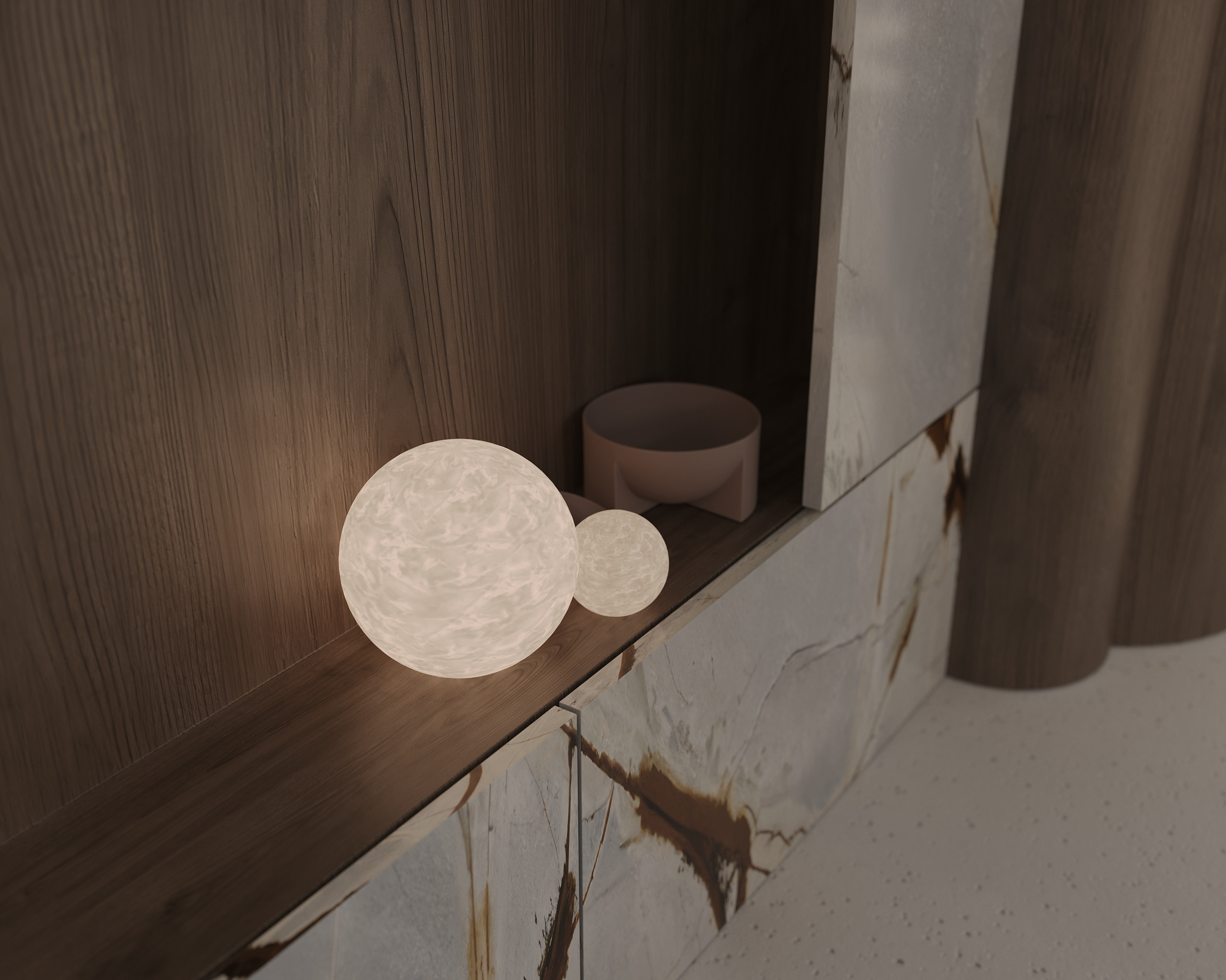 Wooden Oasis. Simple Archs — high quality visualizations for your interior projects