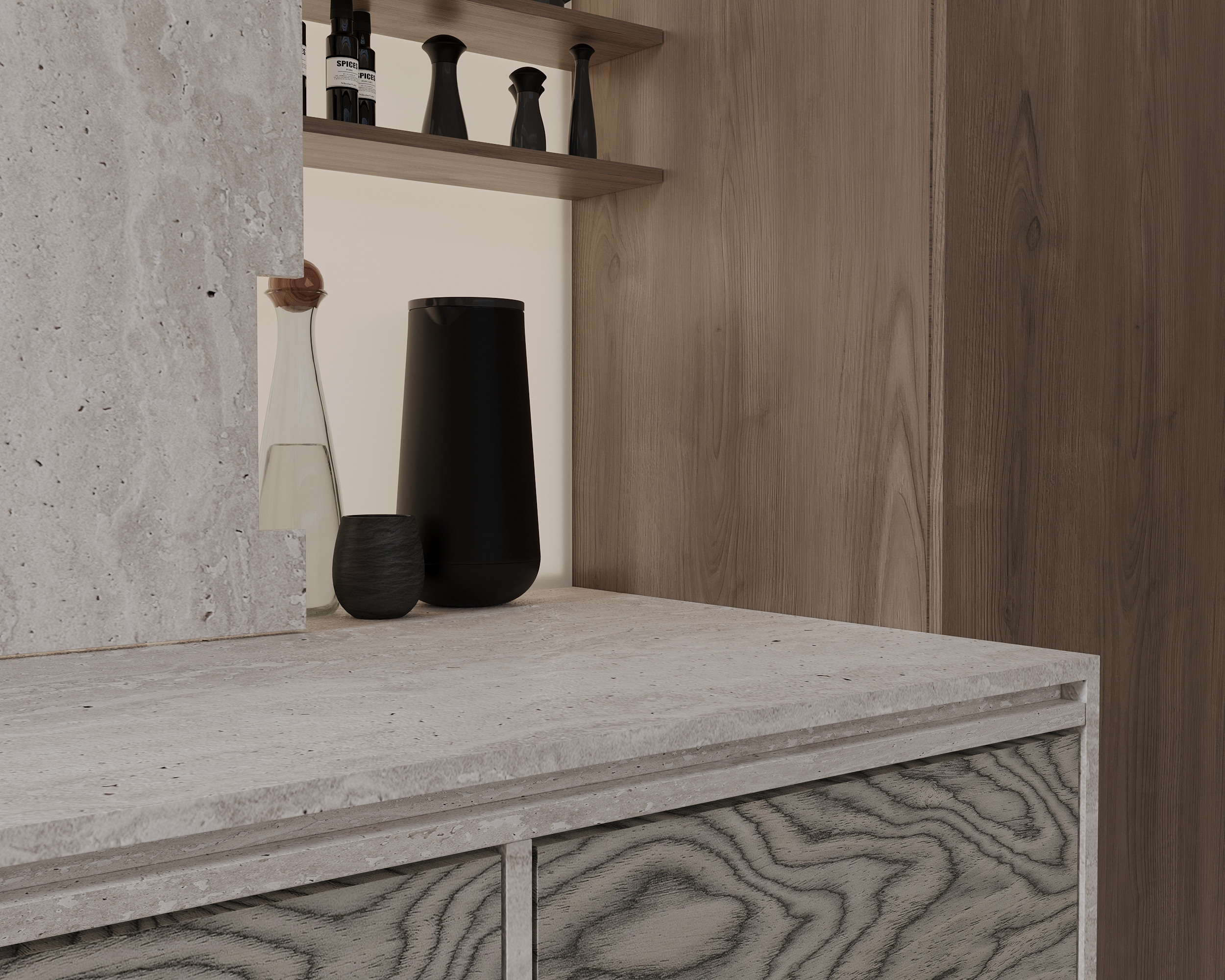 Wooden Oasis. Simple Archs — high quality visualizations for your interior projects