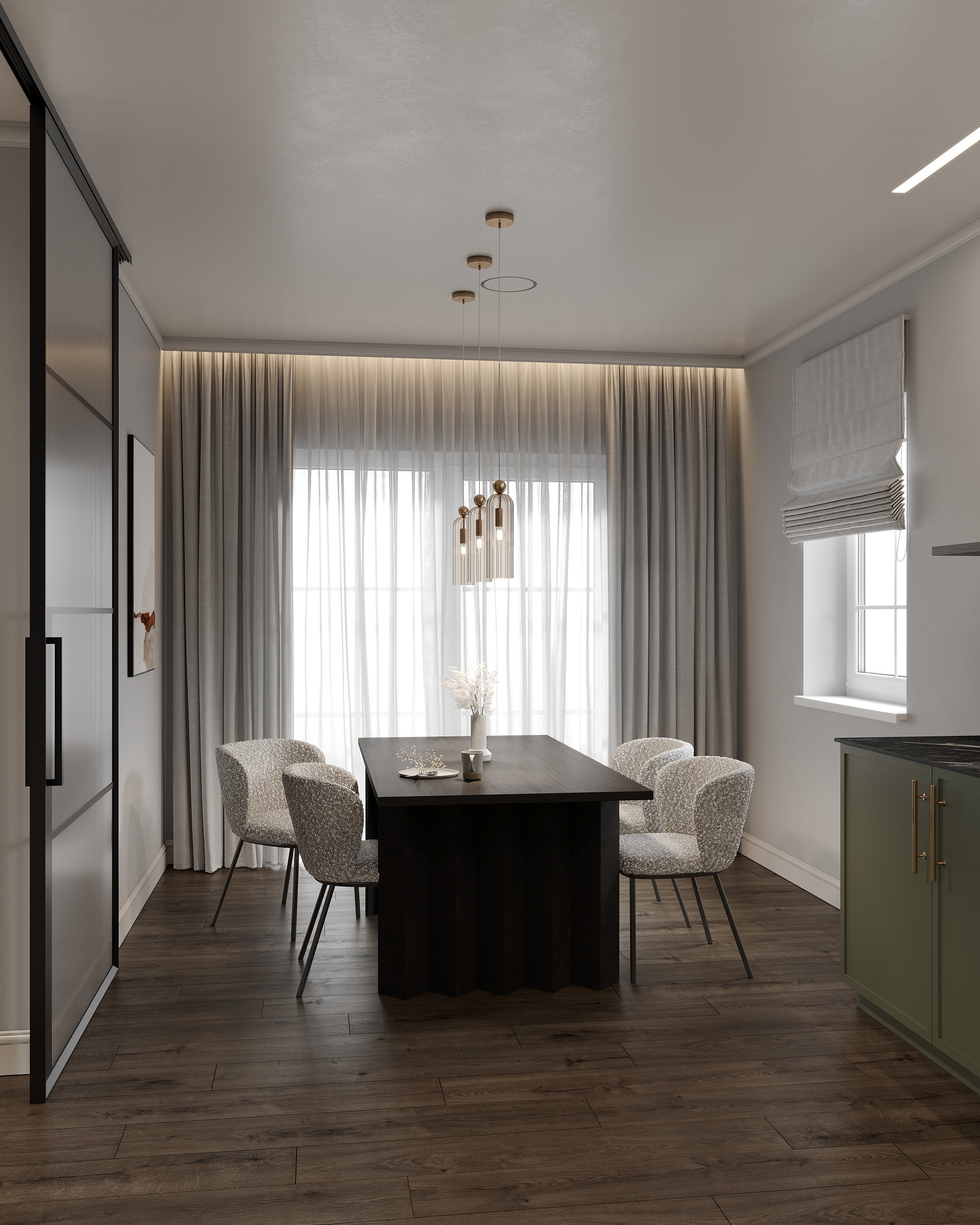 Modern Design + Classic Details. Simple Archs — high quality visualizations for your interior projects