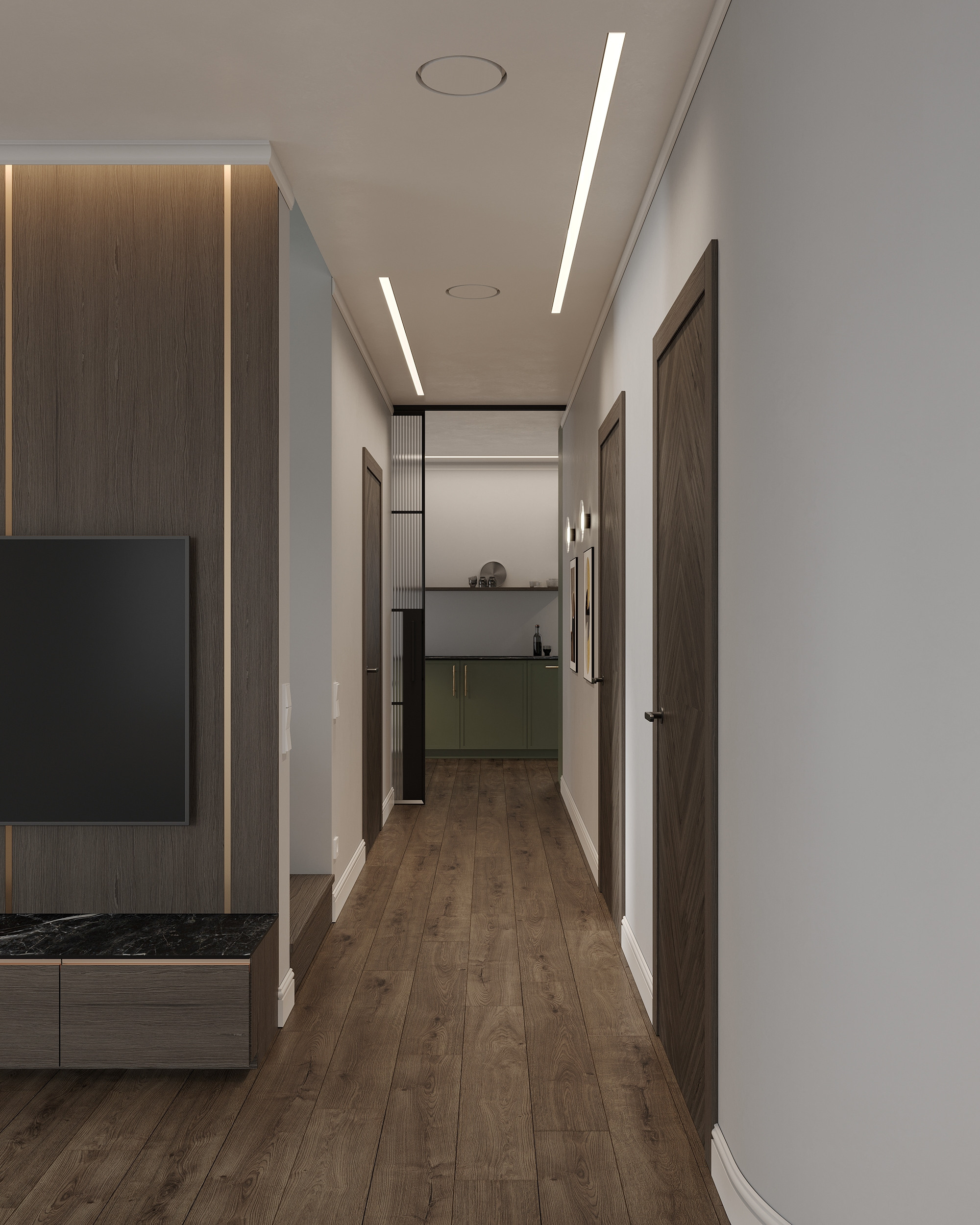 Modern Design + Classic Details. Simple Archs — high quality visualizations for your interior projects