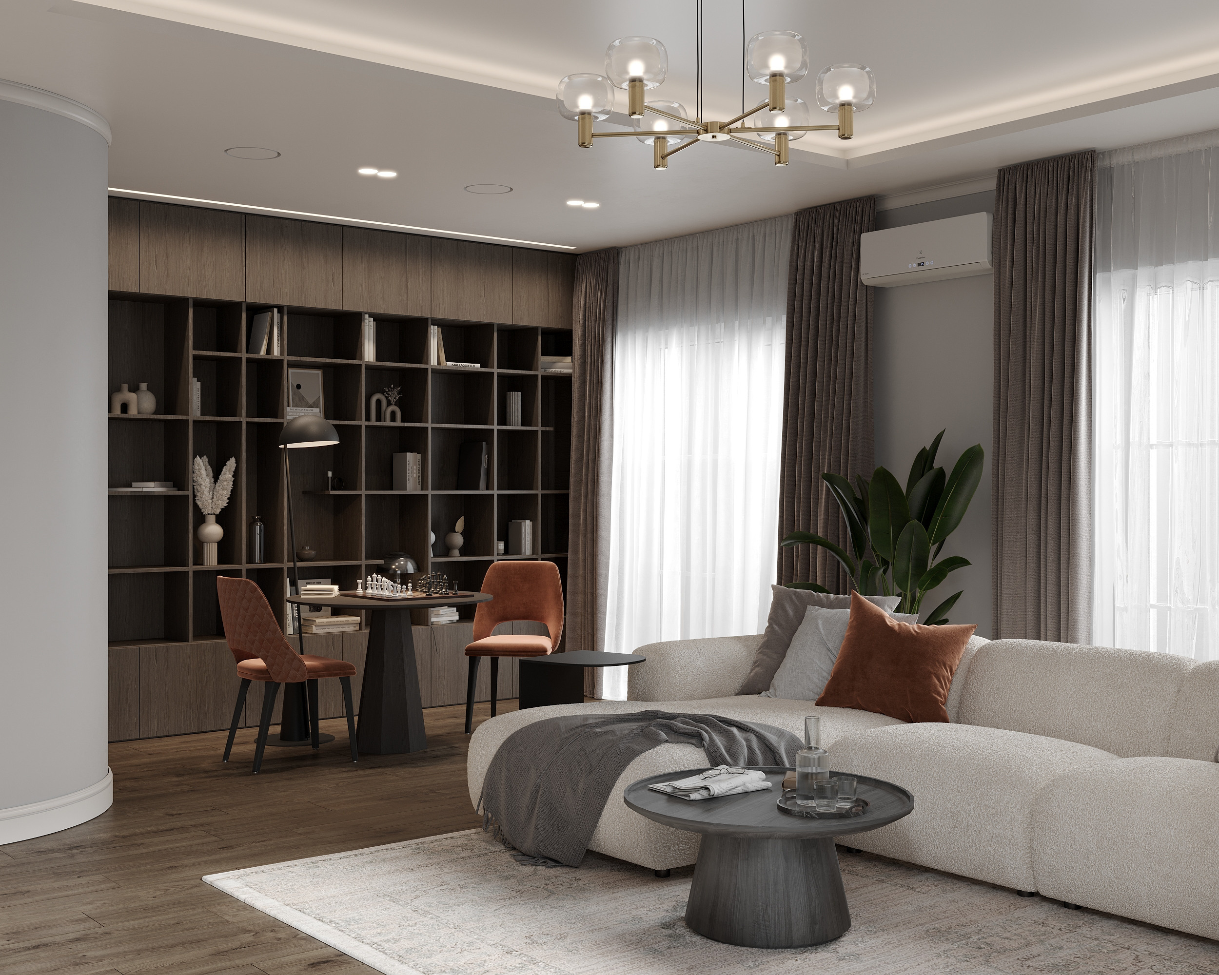 Modern Design + Classic Details. Simple Archs — high quality visualizations for your interior projects