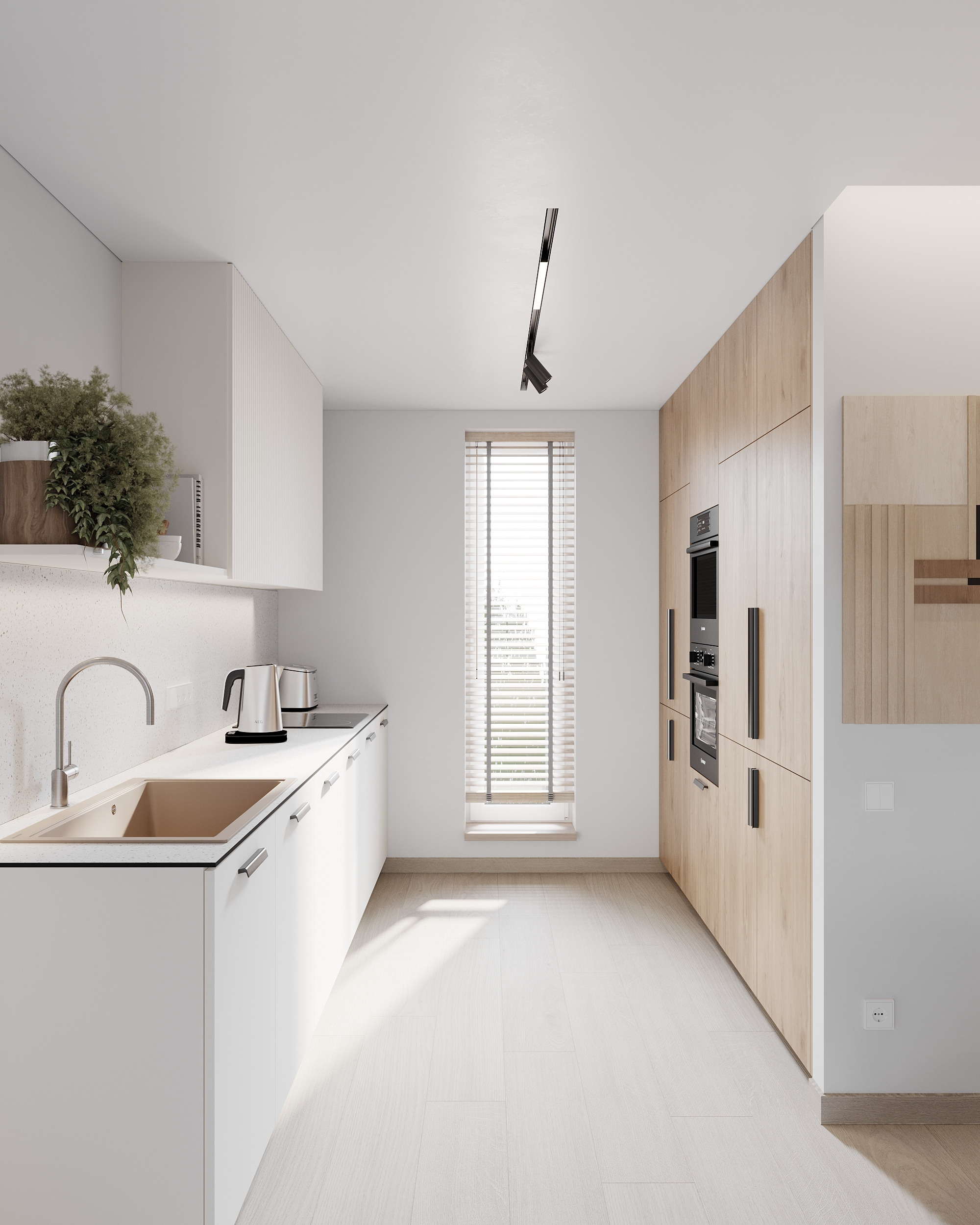 Modernism with Japandi Vibes. Simple Archs — high quality visualizations for your interior projects