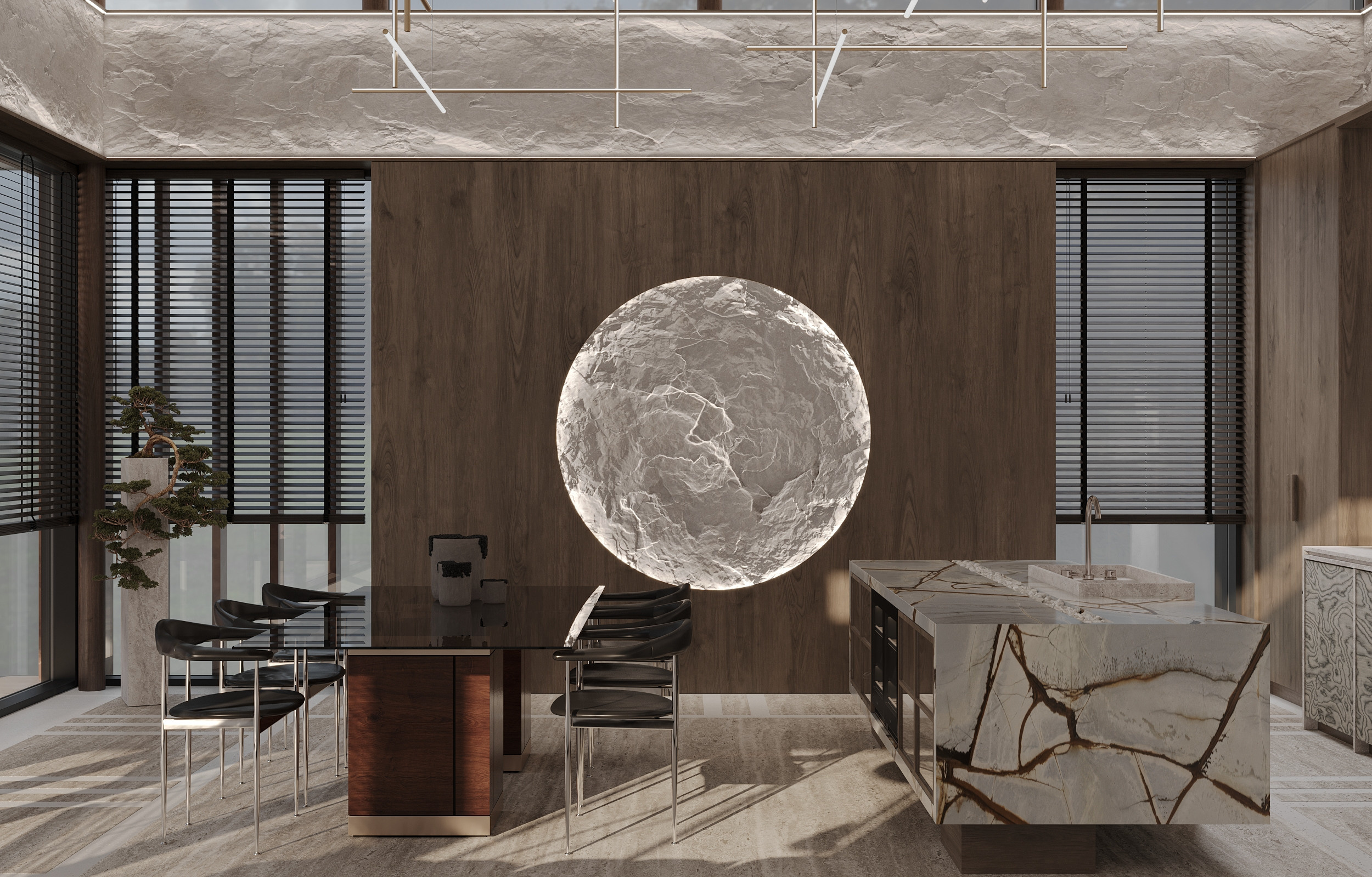 Wooden Oasis. Simple Archs — high quality visualizations for your interior projects