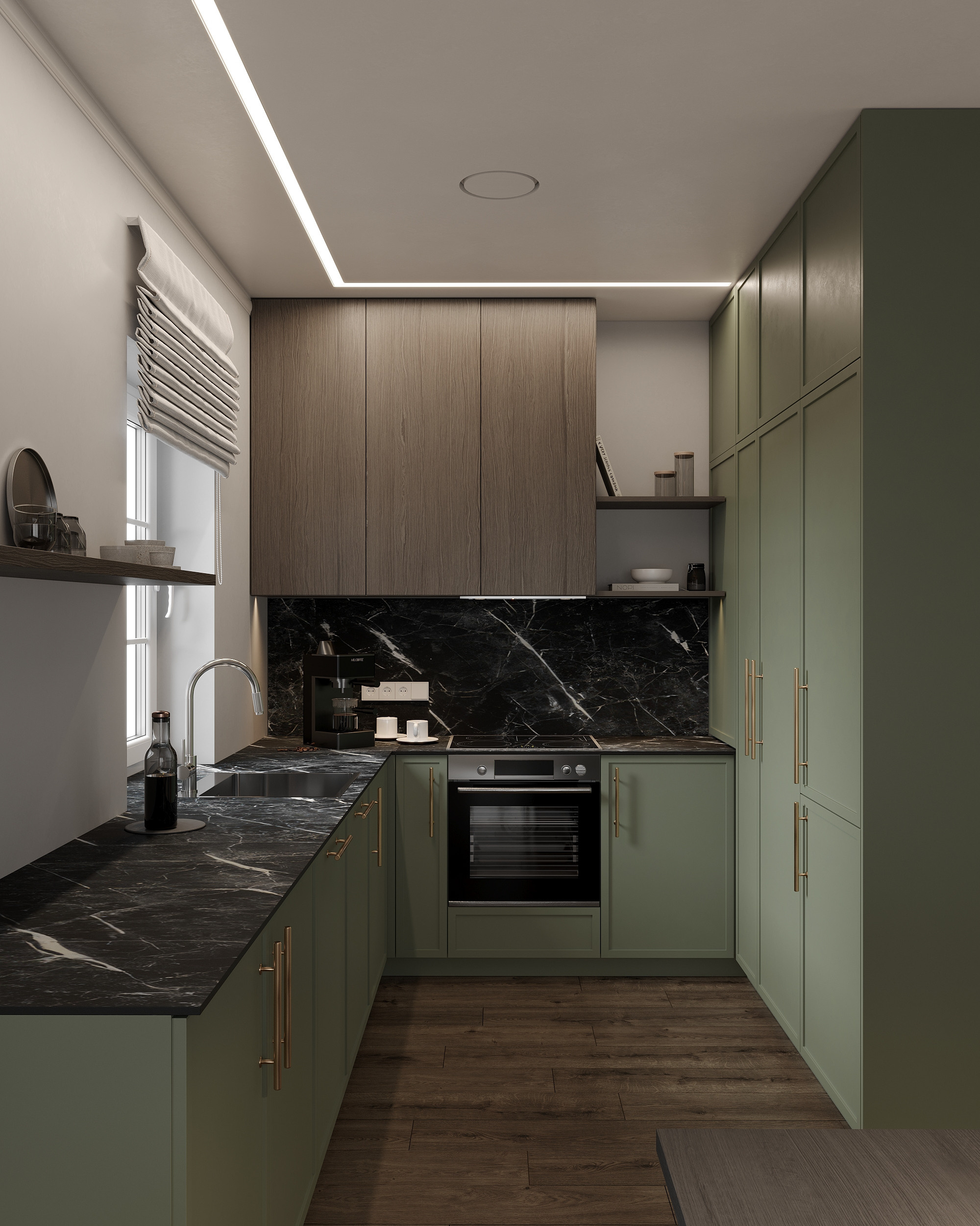 Modern Design + Classic Details. Simple Archs — high quality visualizations for your interior projects