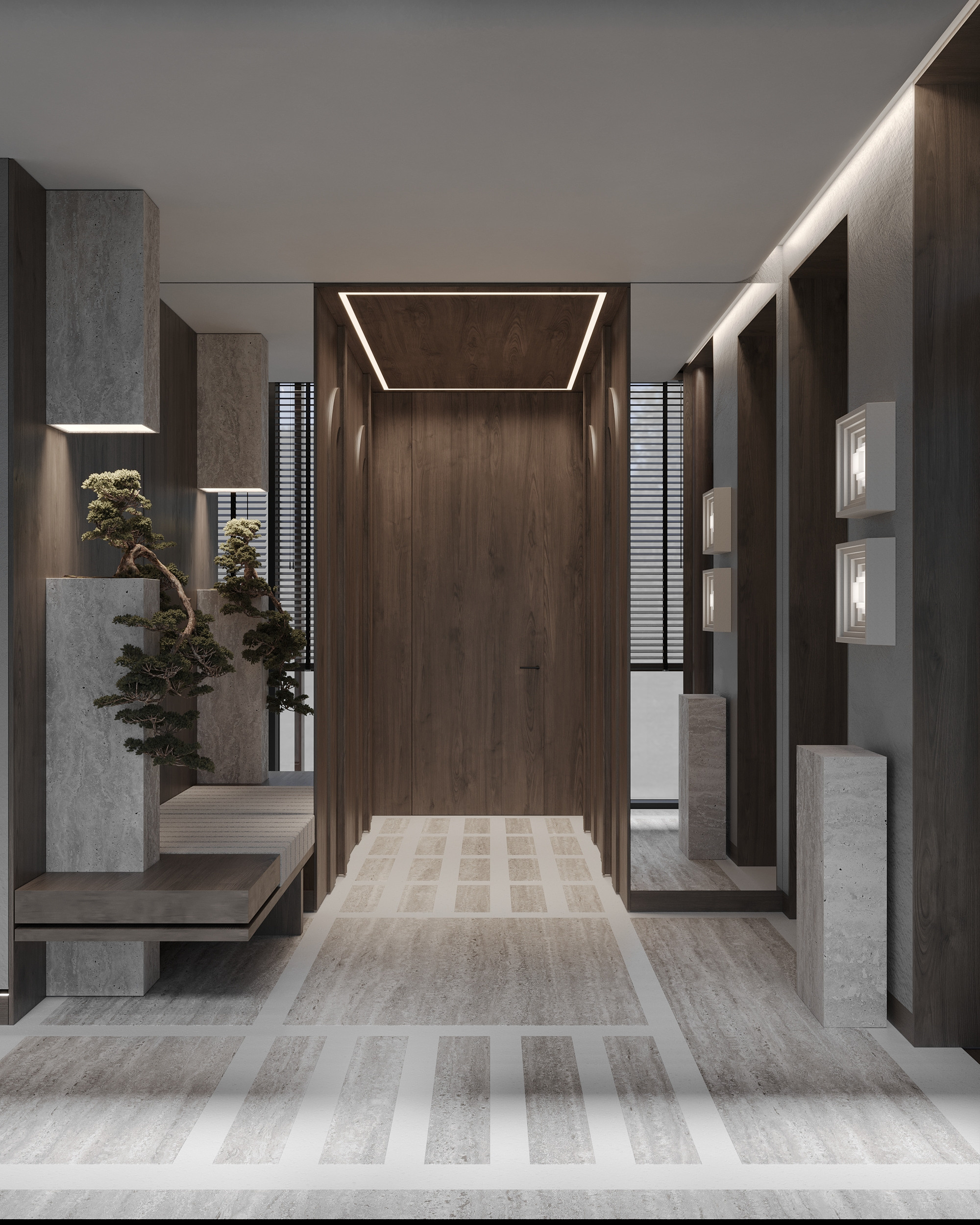 Wooden Oasis. Simple Archs — high quality visualizations for your interior projects