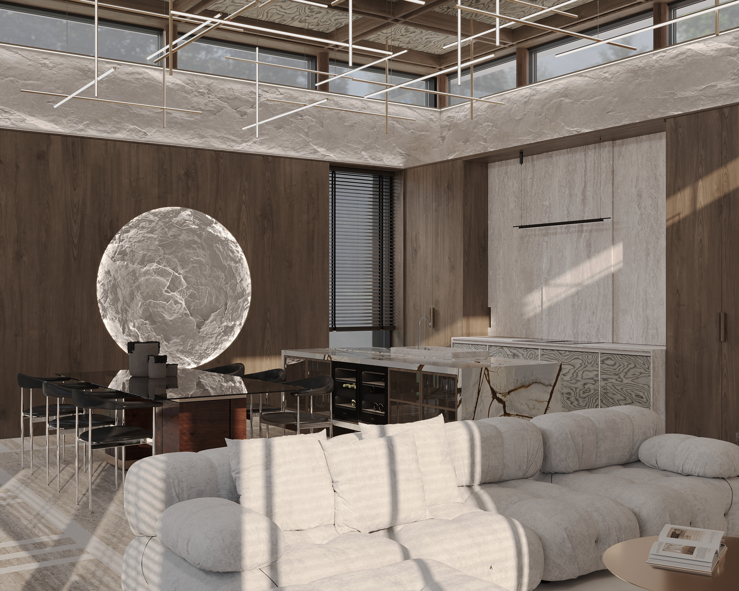 Wooden Oasis. Simple Archs — high quality visualizations for your interior projects