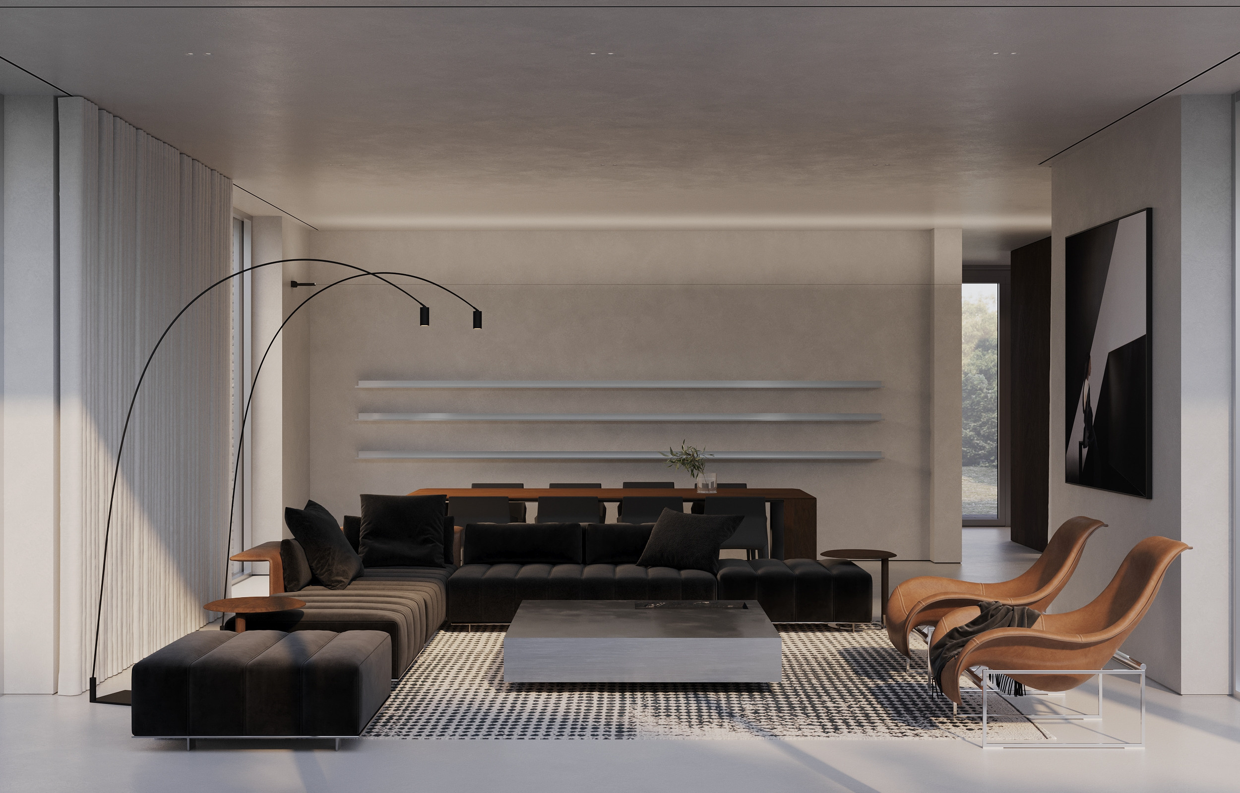 Sun Warmness. Simple Archs — high quality visualizations for your interior projects