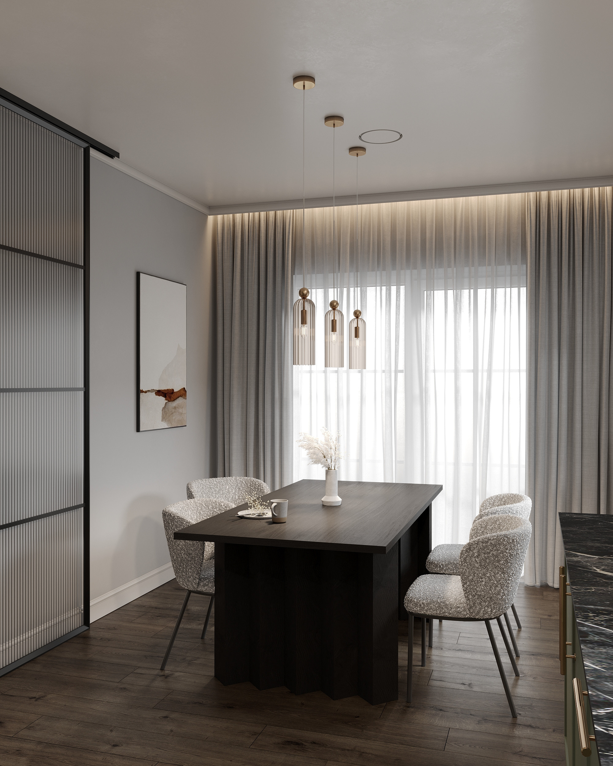 Modern Design + Classic Details. Simple Archs — high quality visualizations for your interior projects