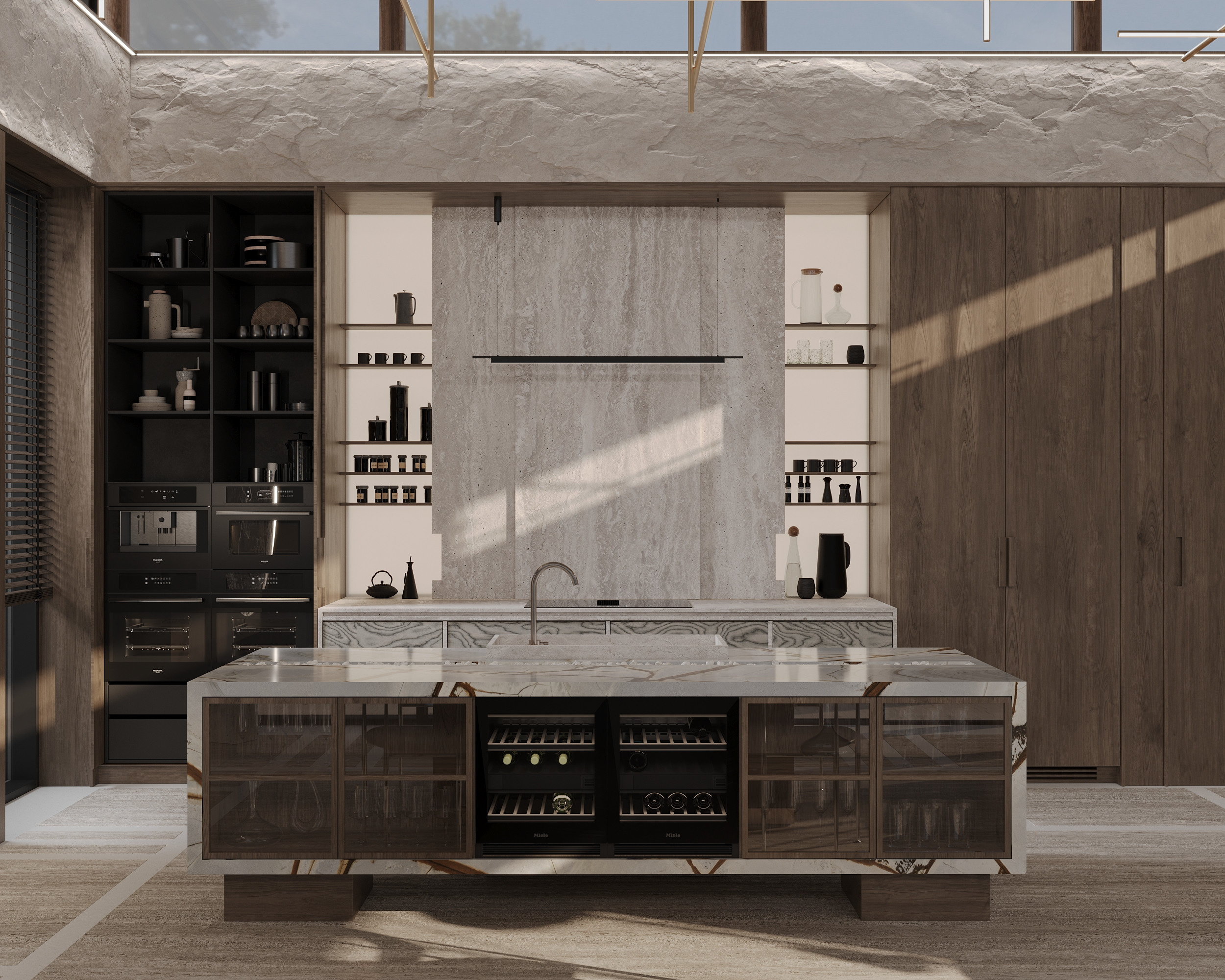 Wooden Oasis. Simple Archs — high quality visualizations for your interior projects