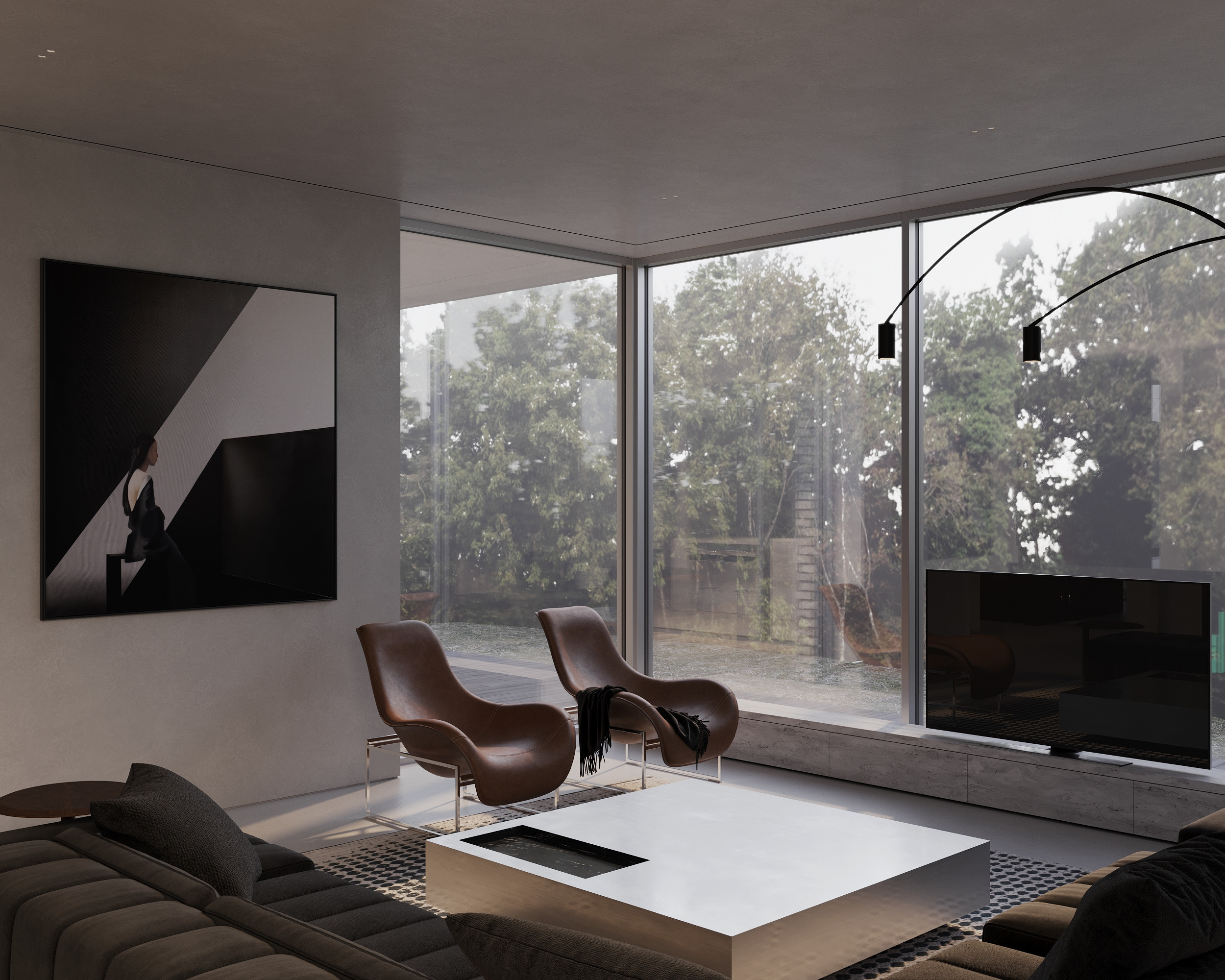 Sun Warmness. Simple Archs — high quality visualizations for your interior projects