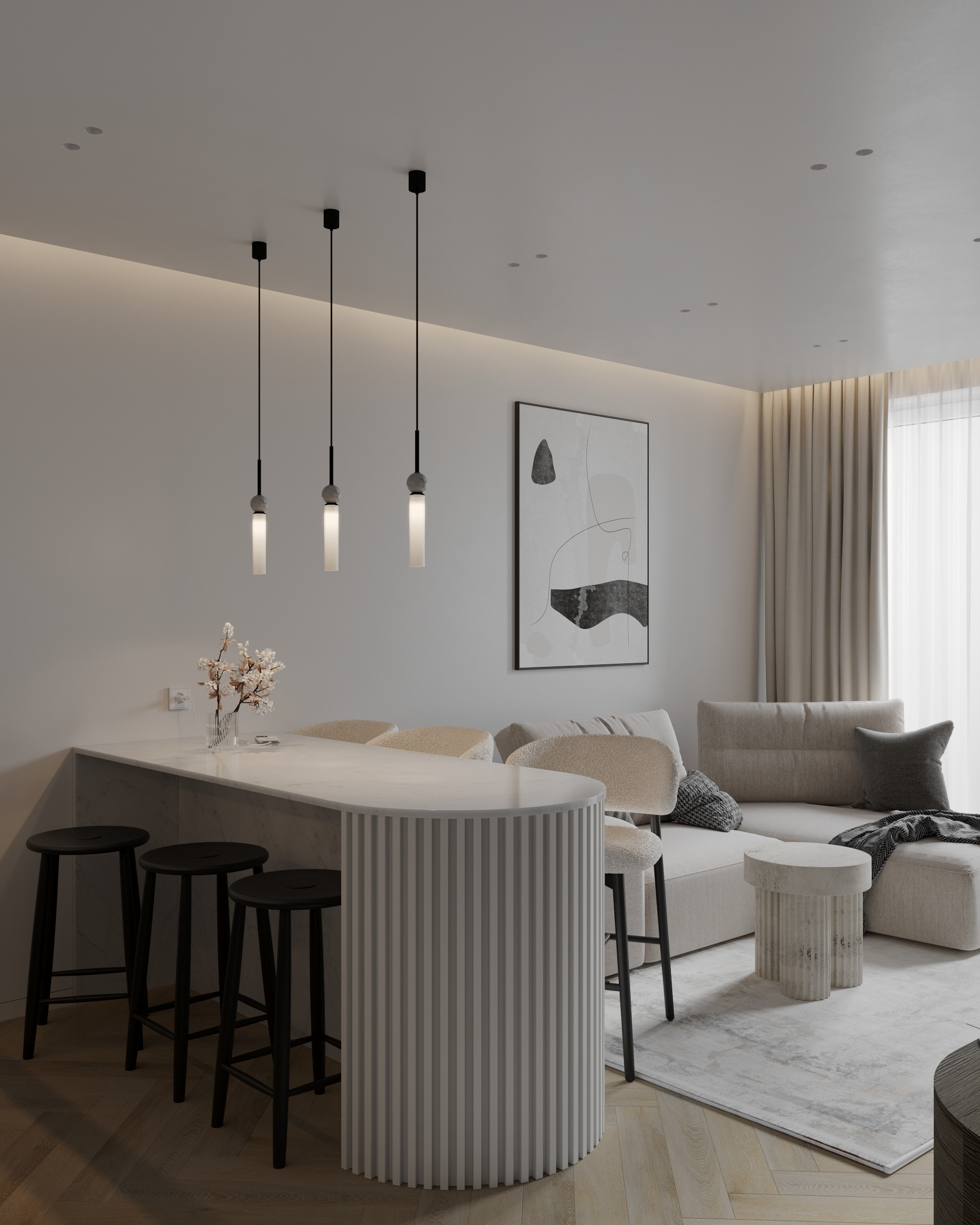 Coziness. Simple Archs — high quality visualizations for your interior projects