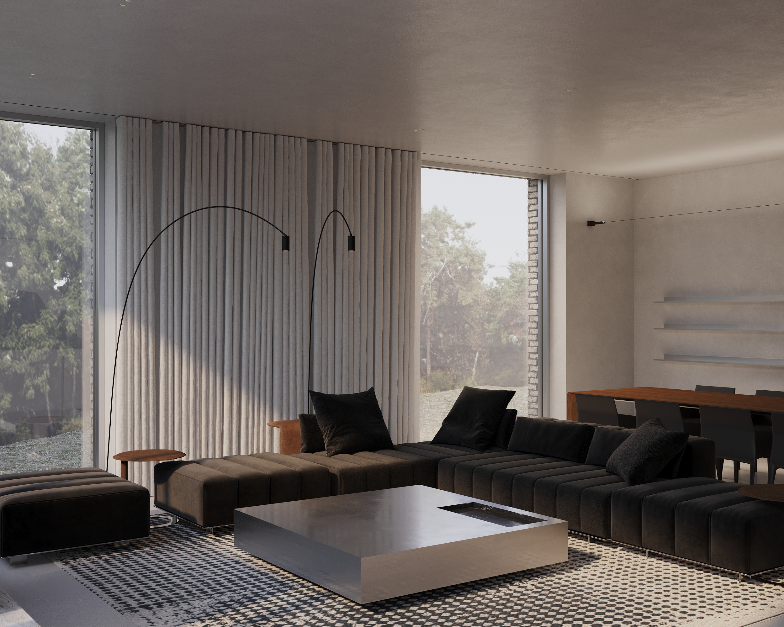 Sun Warmness. Simple Archs — high quality visualizations for your interior projects
