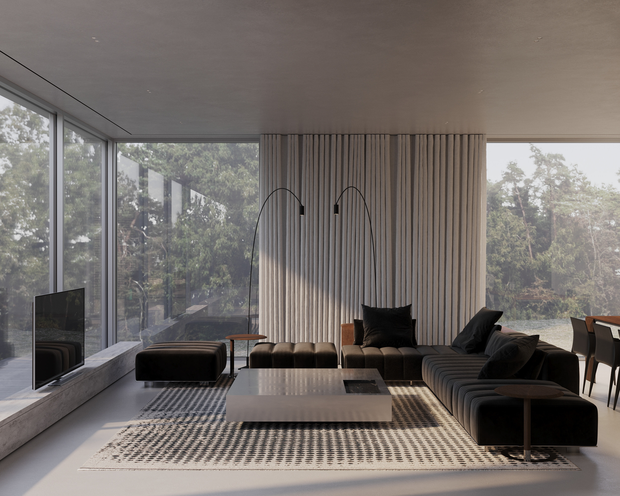 Sun Warmness. Simple Archs — high quality visualizations for your interior projects