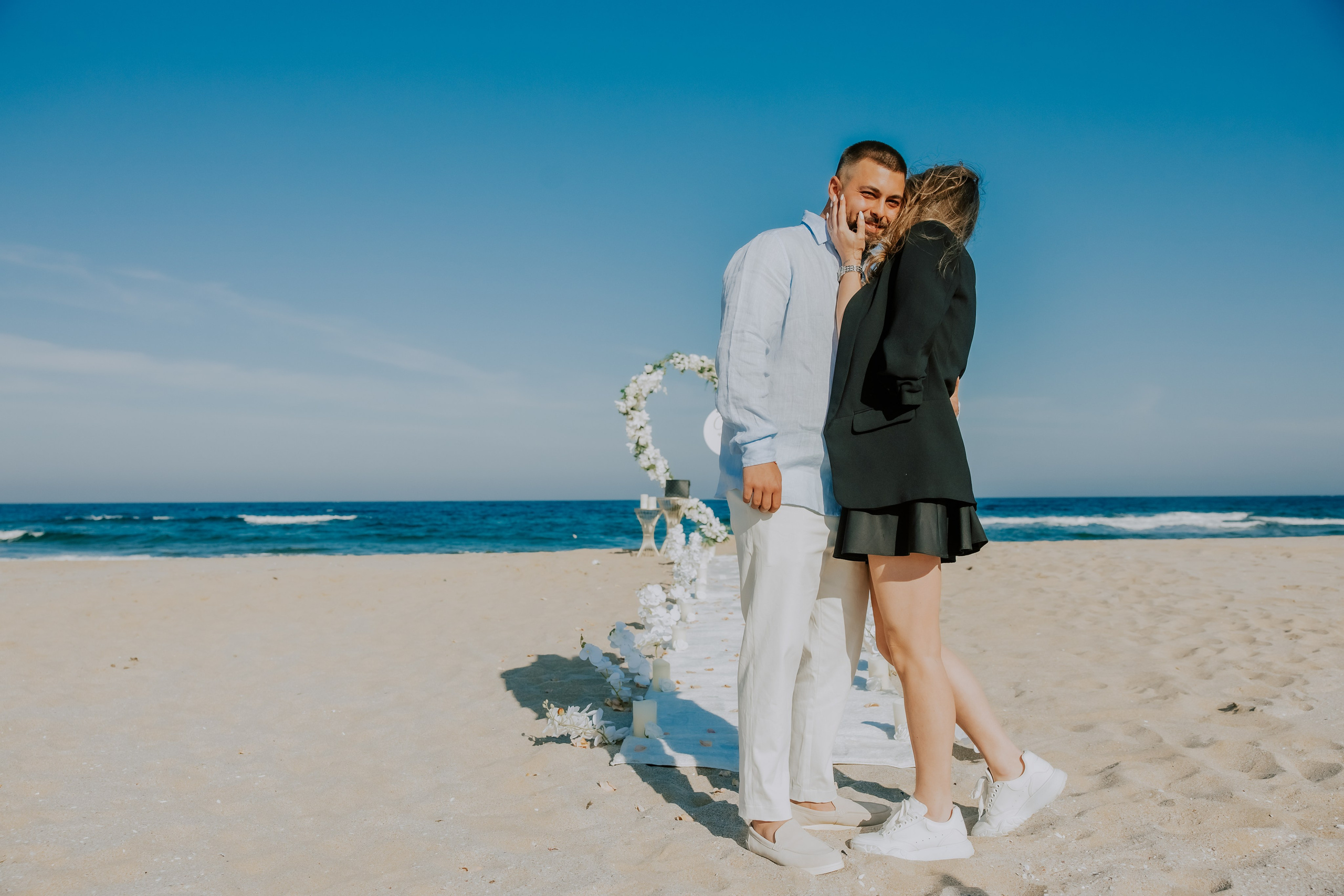 Годеж на плажа. Фотограф Ирина Йотова