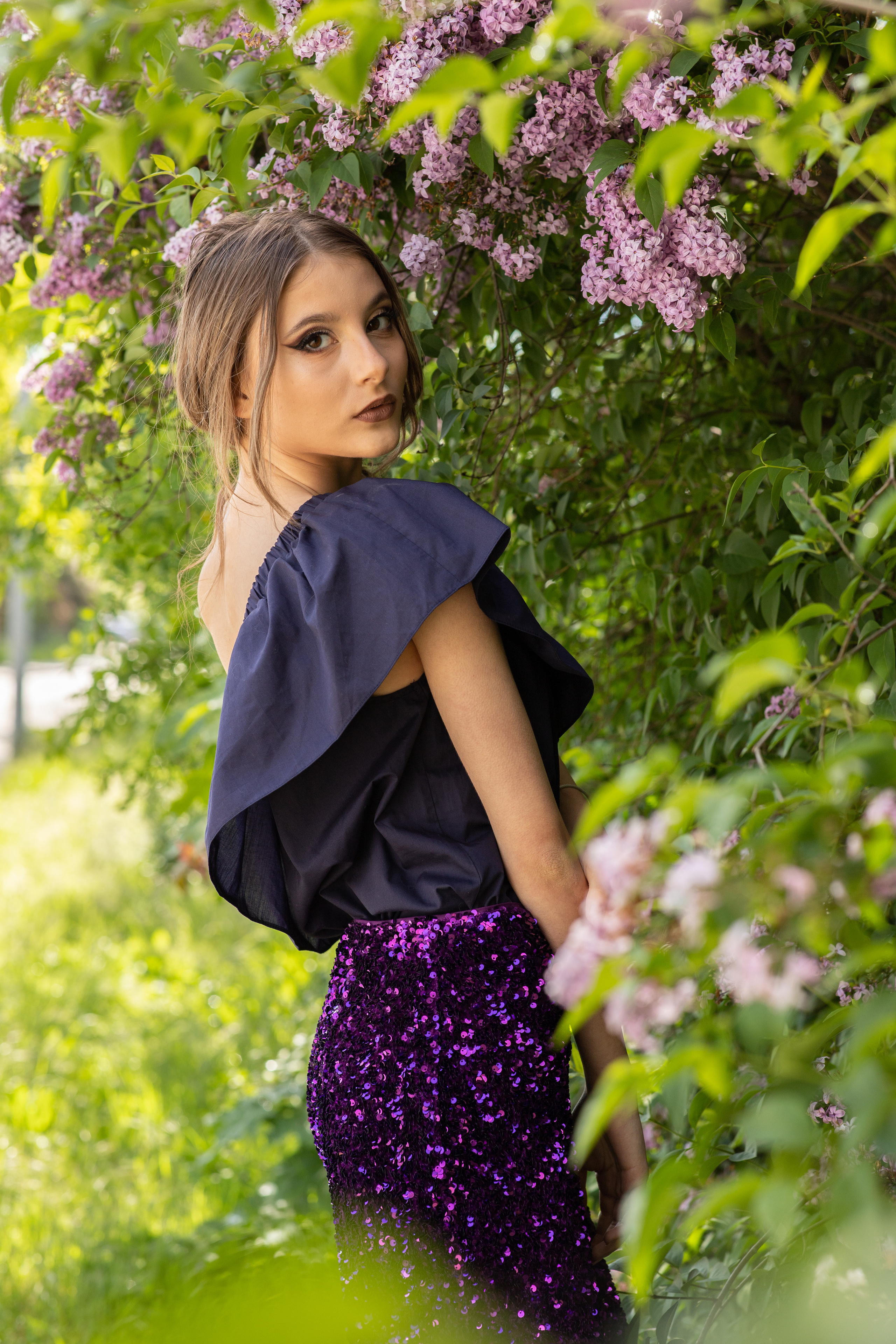 Portrait - Lilac mood