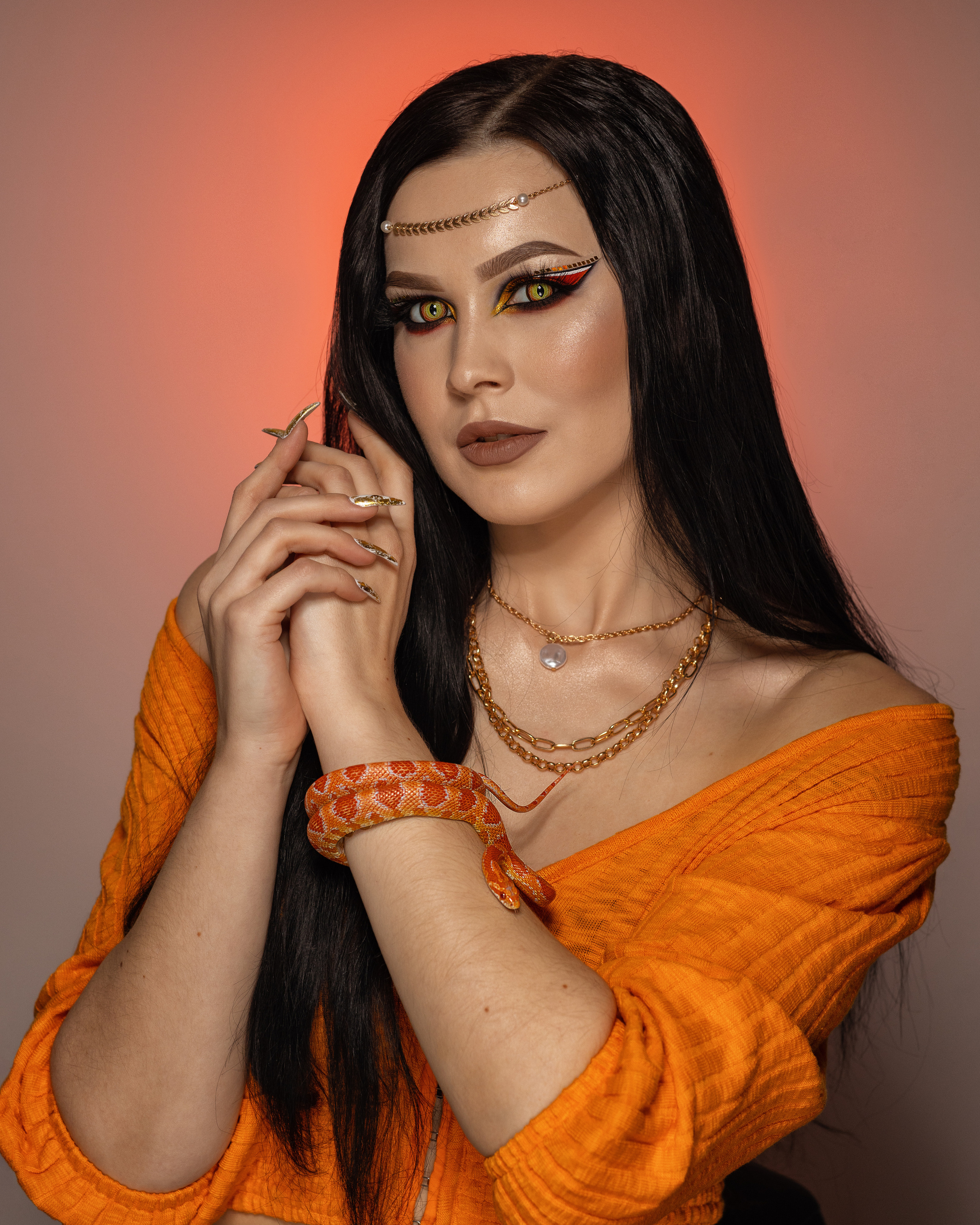 Beauty Fotoshooting - Snake bound