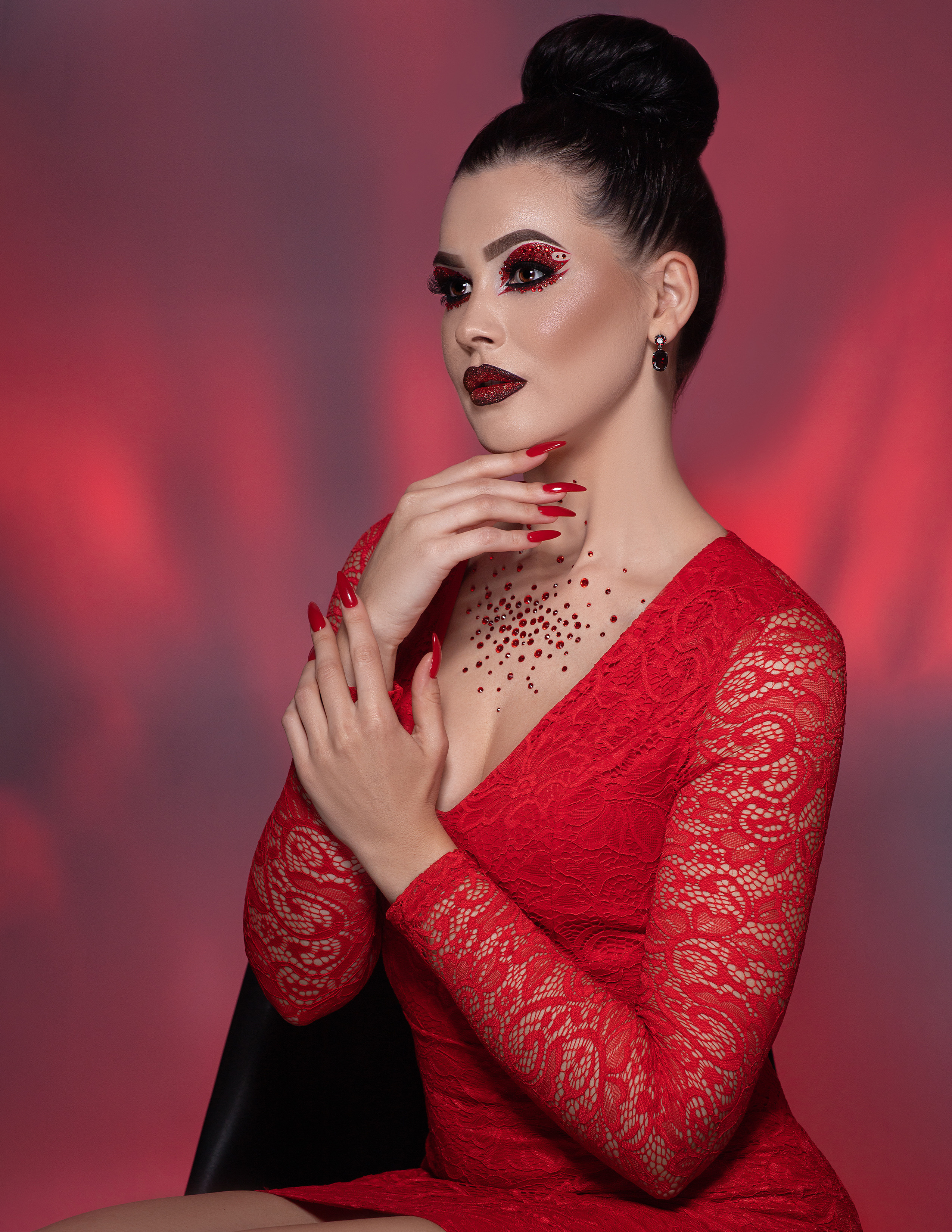 Beauty glam - Burning Red