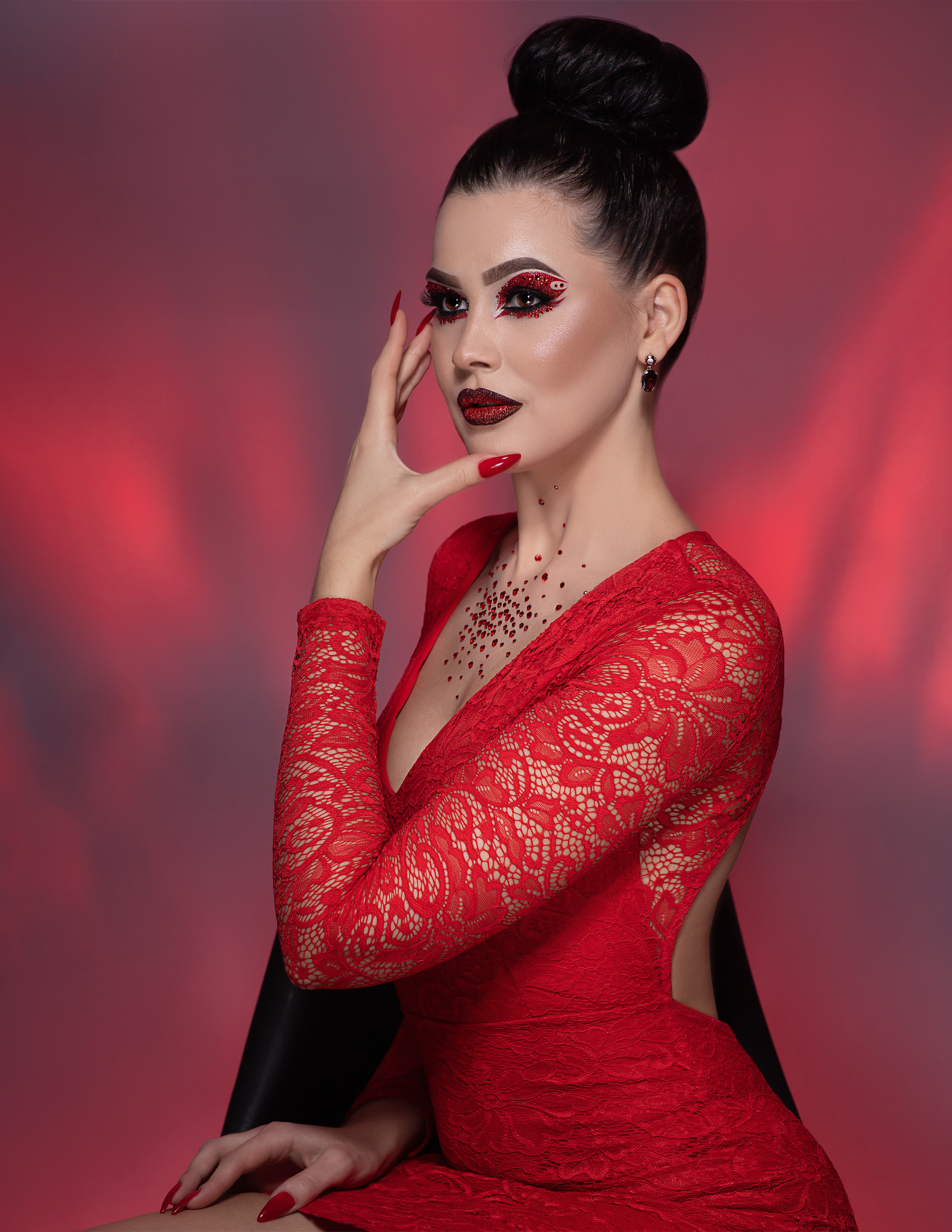 Beauty glam - Burning Red