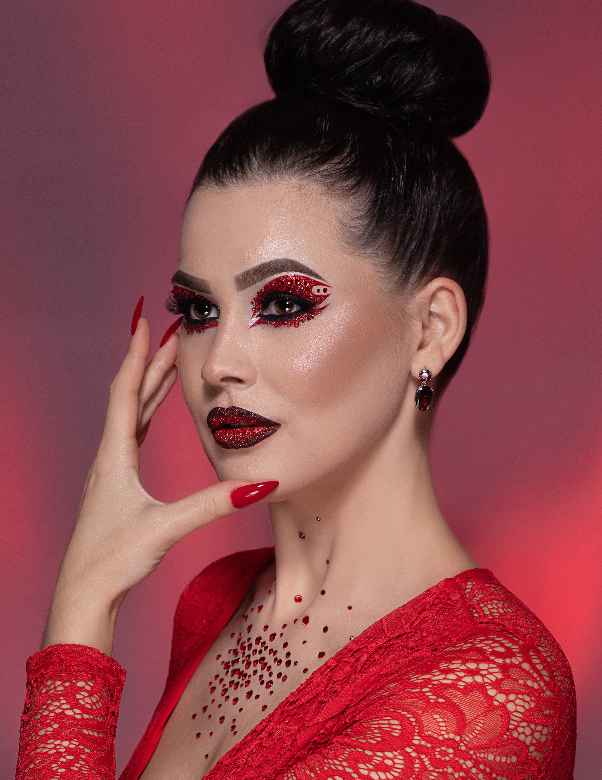 Beauty glam - Burning Red
