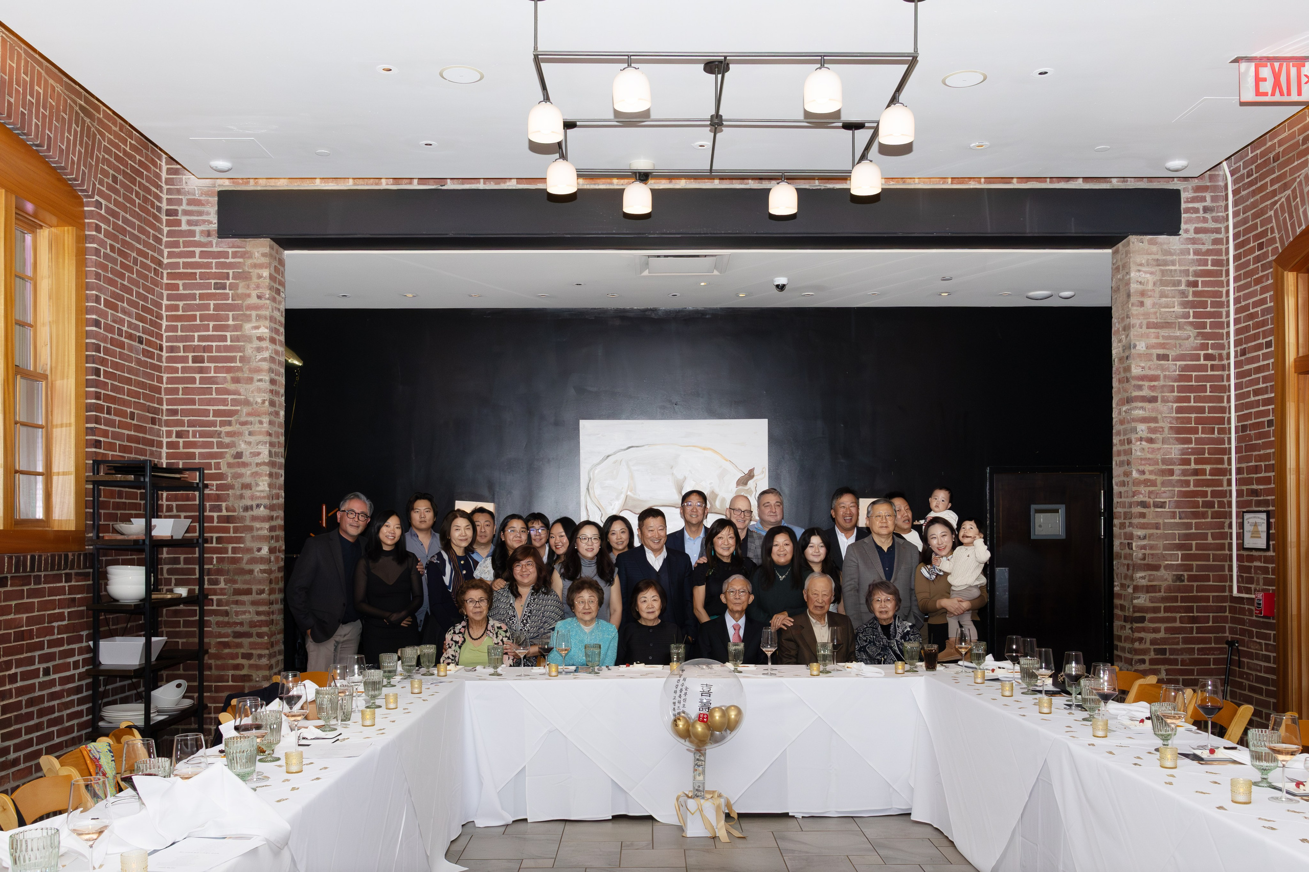 Korean Family 77th Birthday | Elegant European Restaurant Celebration. Family, lifestyle, and commercial photography in New York and New Jersey