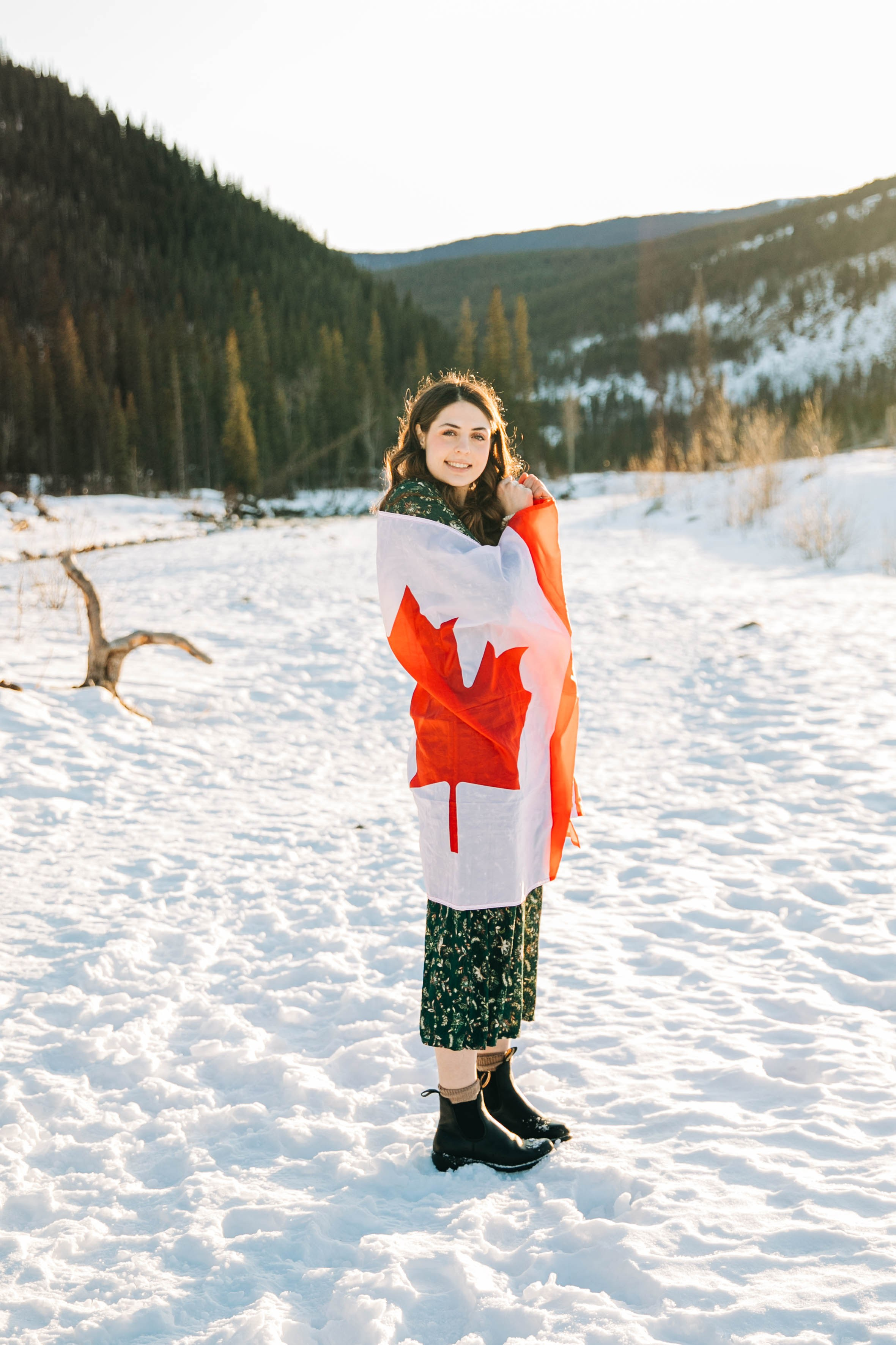 Emily Koller — Elbow Falls. Fotografía accesible en Calgary