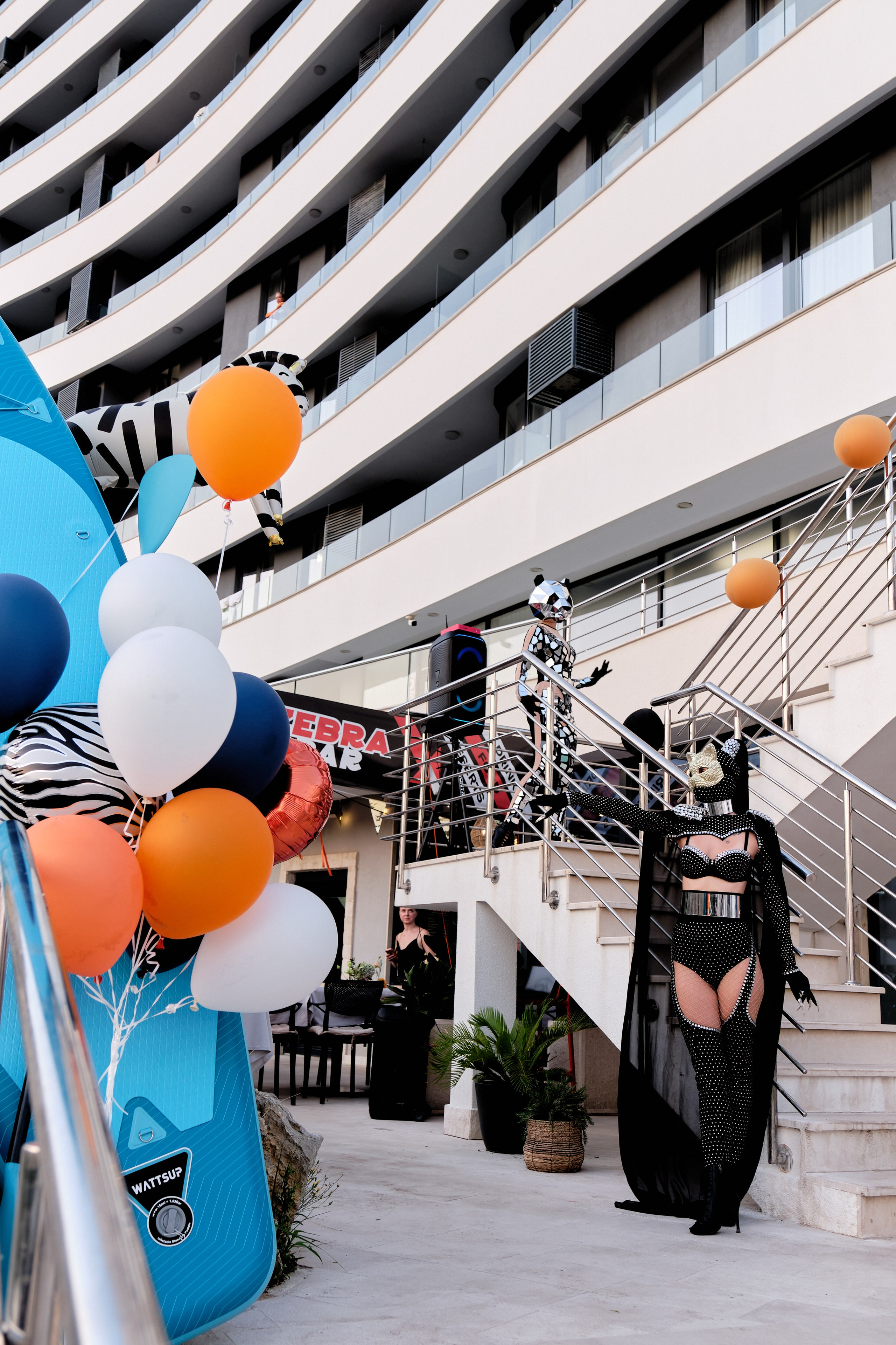 Photo report from the Zebra Restaurant’s birthday celebration. Becici, Montenegro. Photographer, photo artist Alena Novgorodtseva
