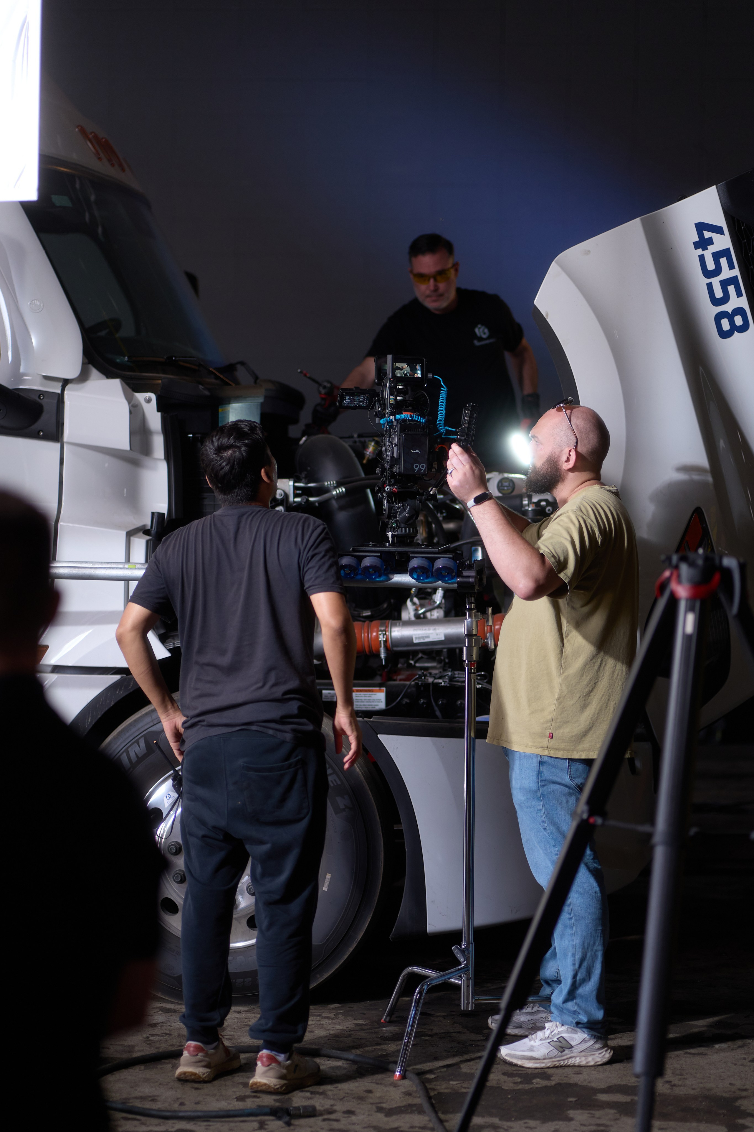 BTS for a comertial video shoot. Dan Meken