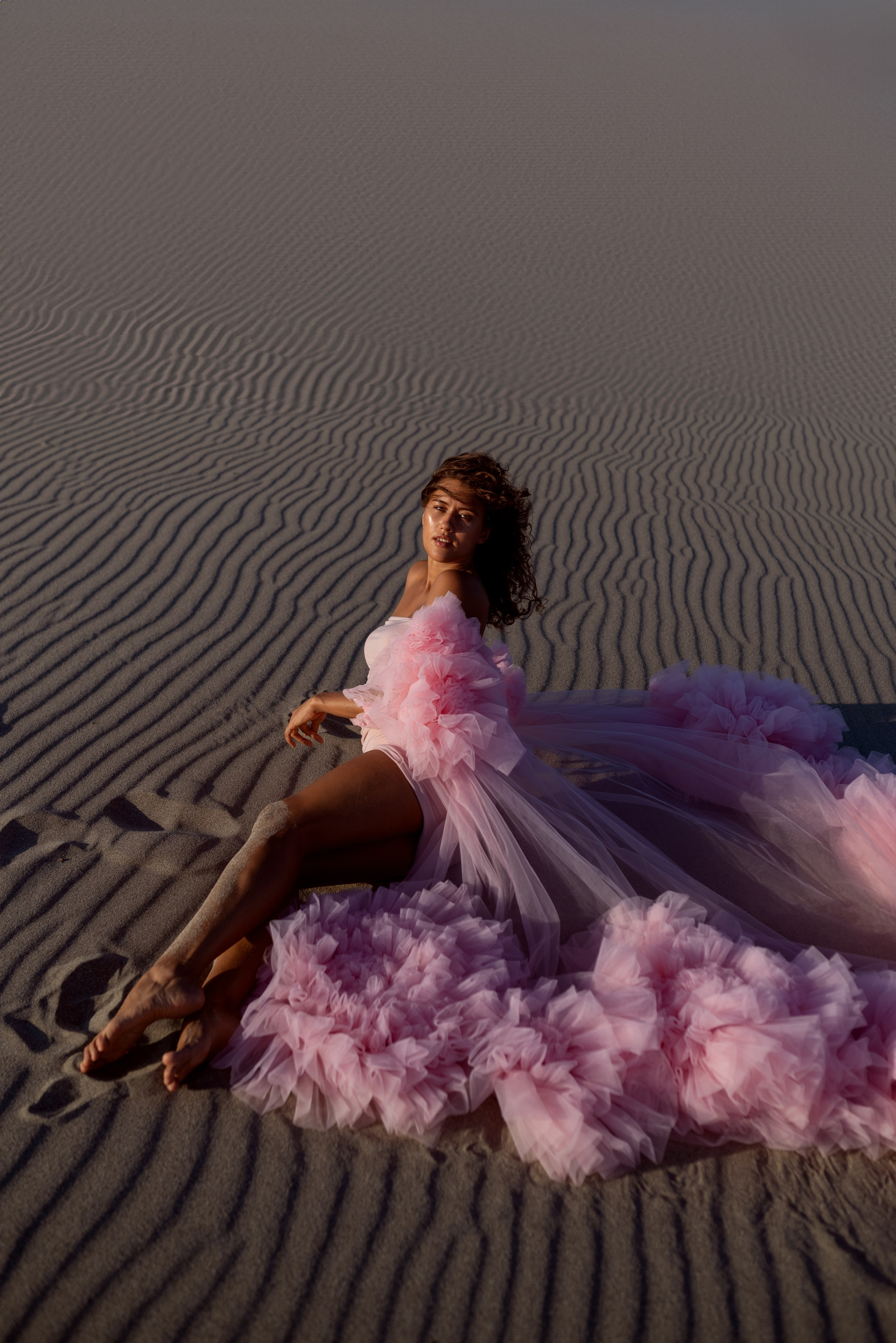 Фотосессия девушки на пляже в Каше