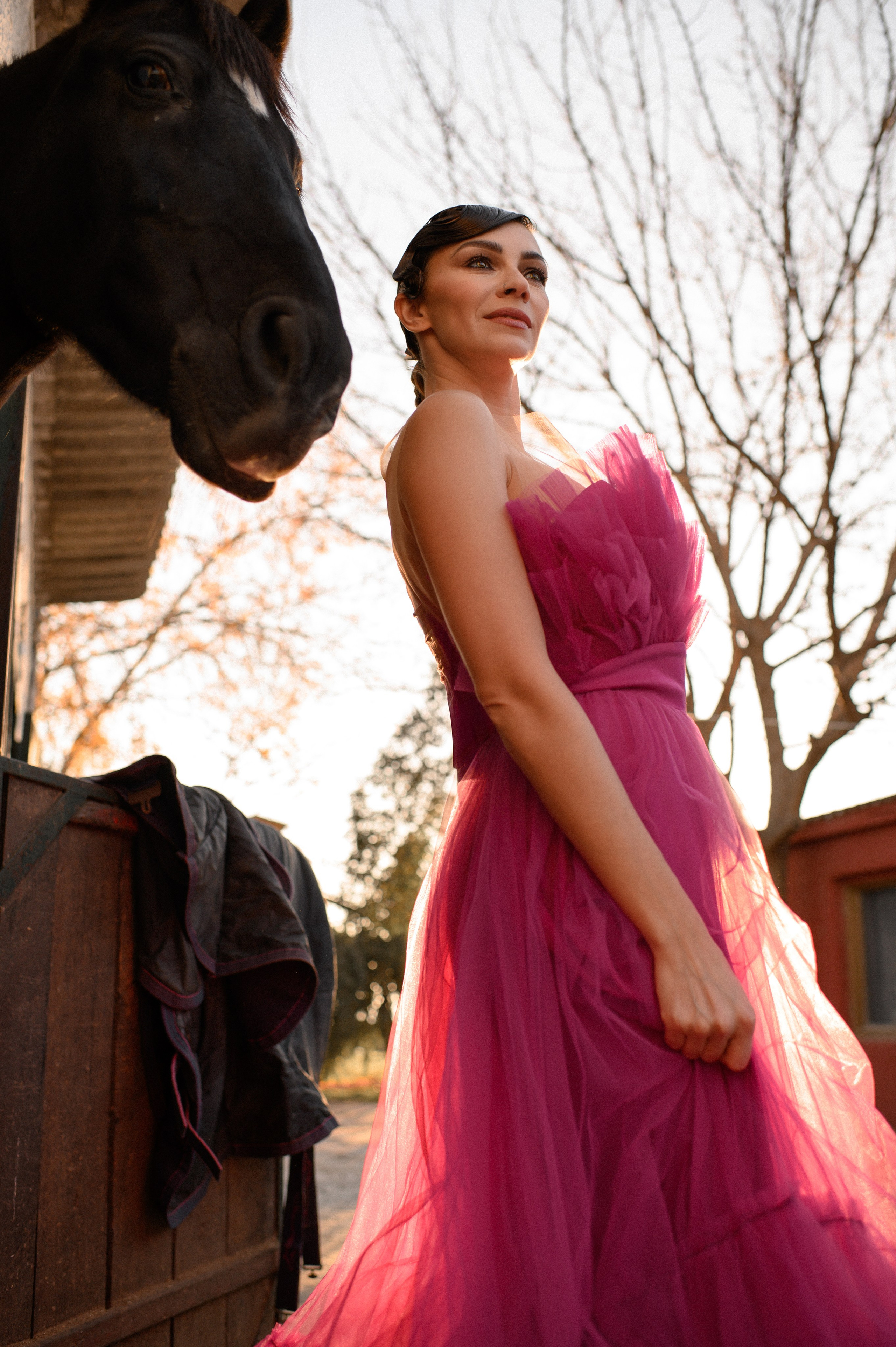 Sofia evening horse ride. Family, children, portrait, and event photography in Thessaloniki