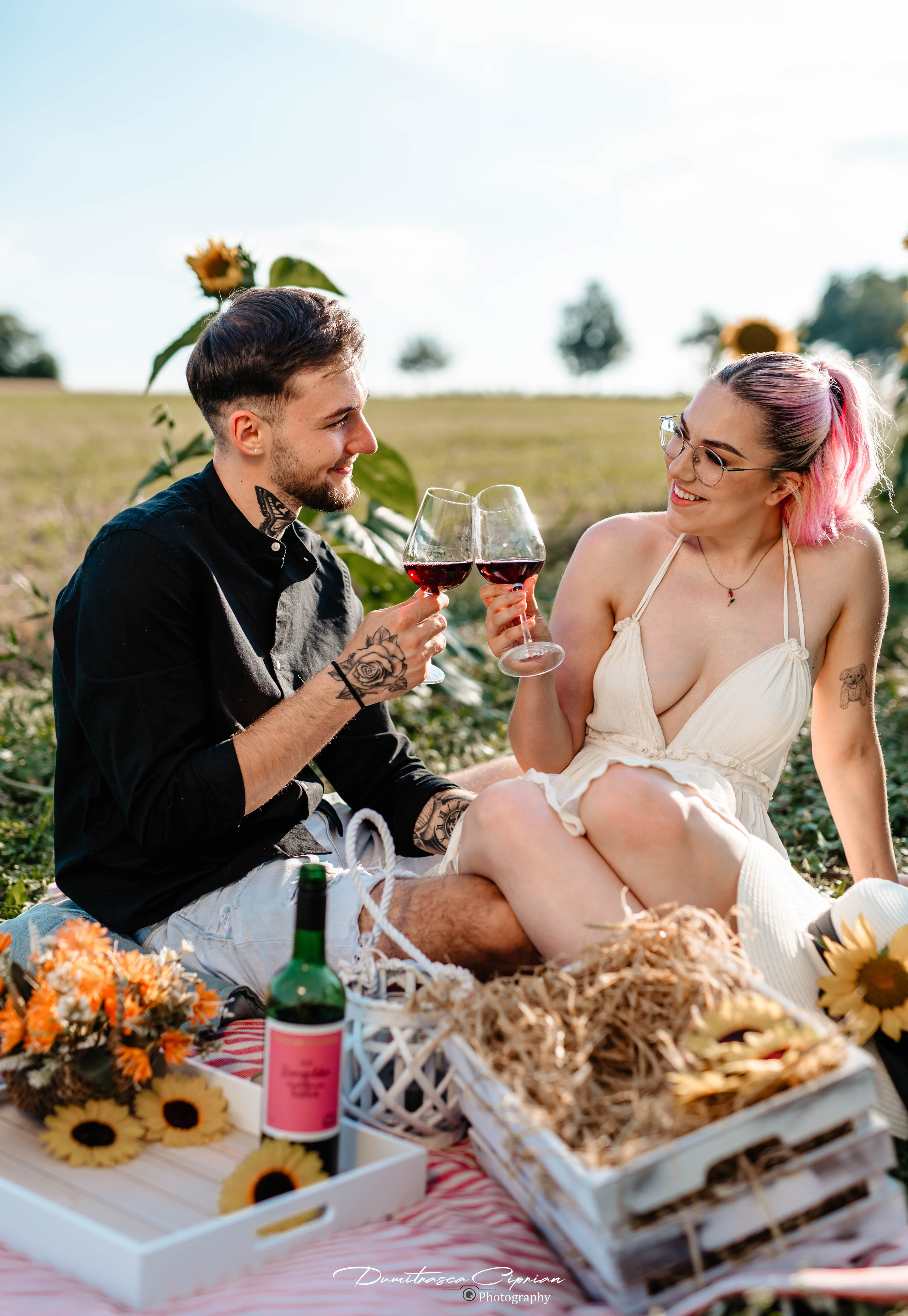Two souls in love among sunflowers. Dumitrasca Ciprian Photography